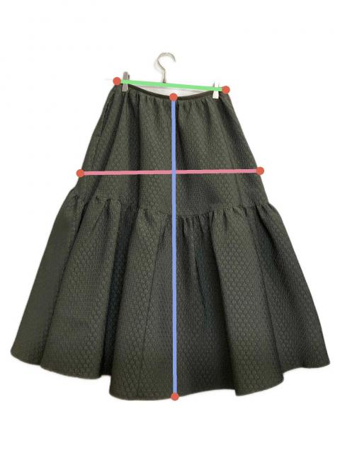 中古・古着通販】Bluelea (ブルレア) Jacquard skirt グリーン サイズ