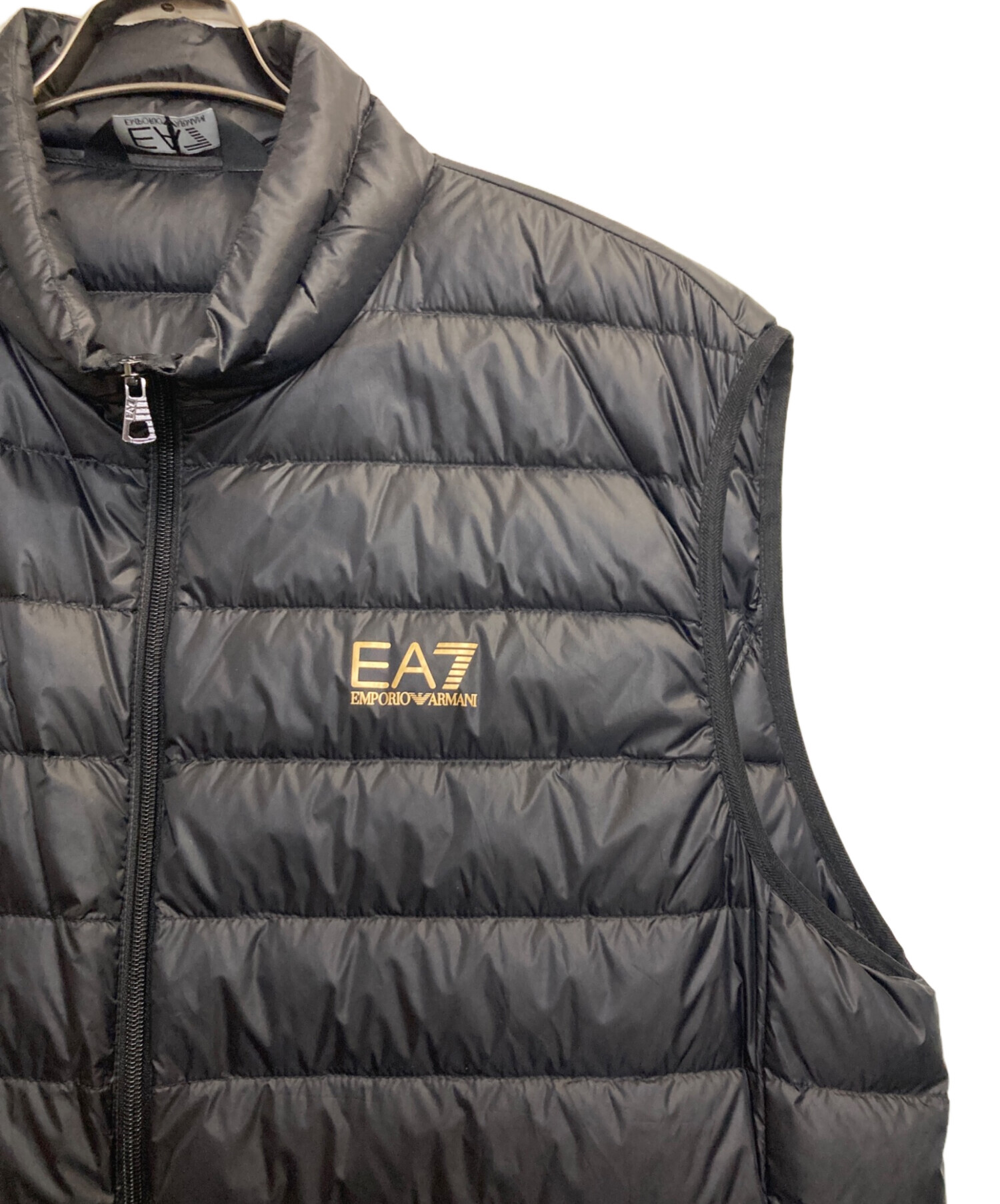 中古・古着通販】EA7 (イーエーセブン) ダウンベスト ブラック サイズ