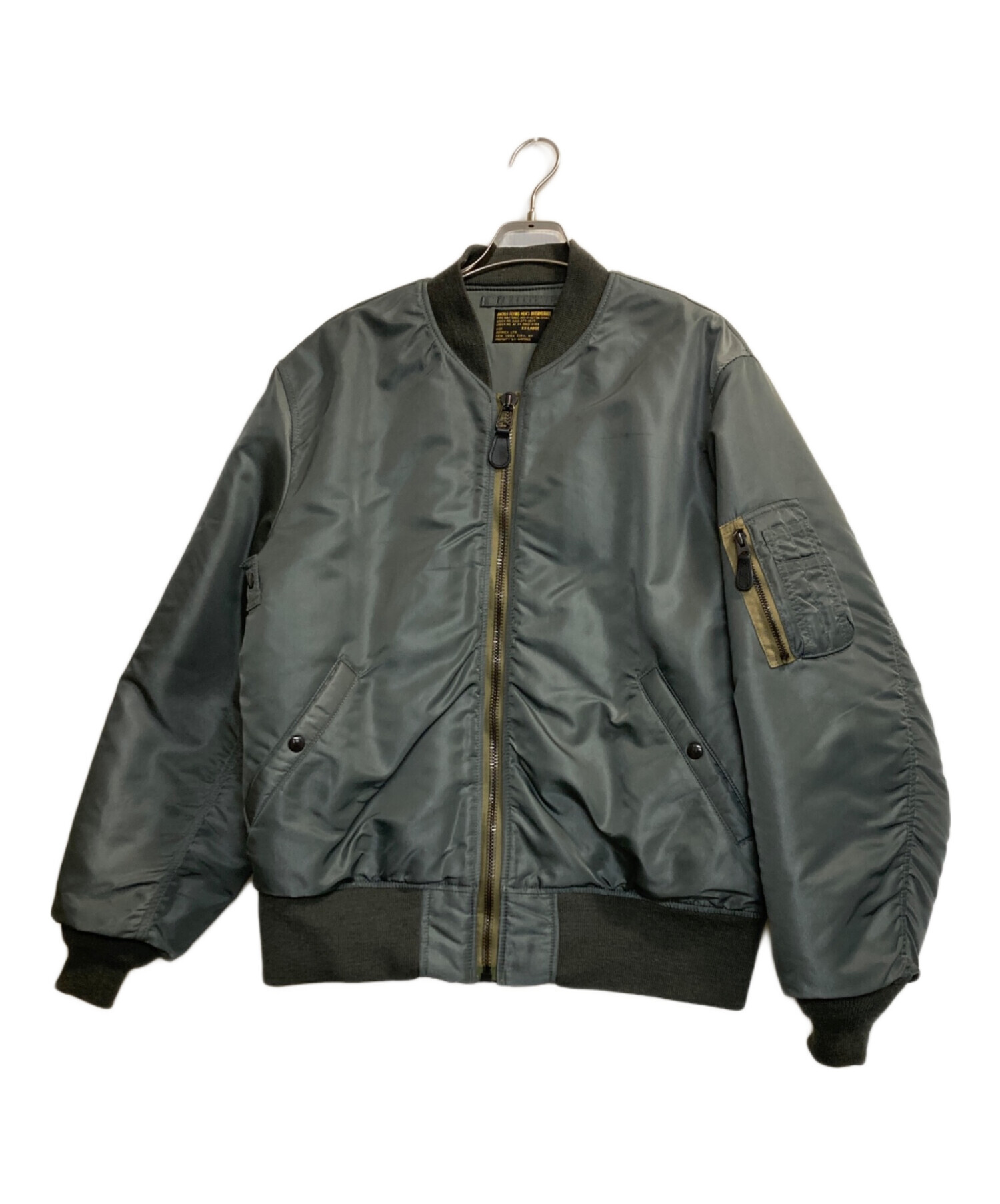 中古・古着通販】AVIREX (アヴィレックス) MA-1ジャケット グリーン