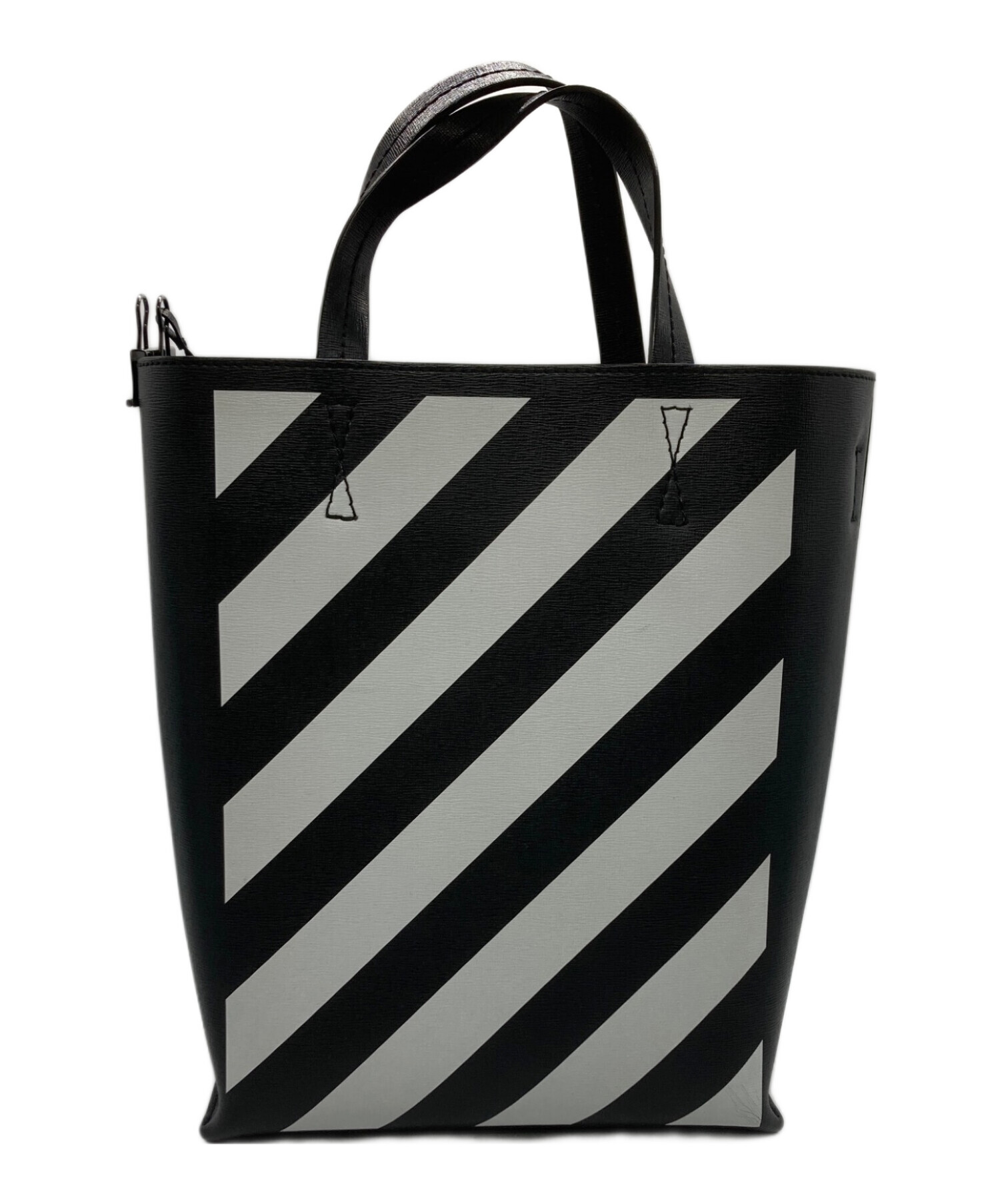 中古・古着通販】OFFWHITE (オフホワイト) DIAG TOTE BAF / 2wayレザー
