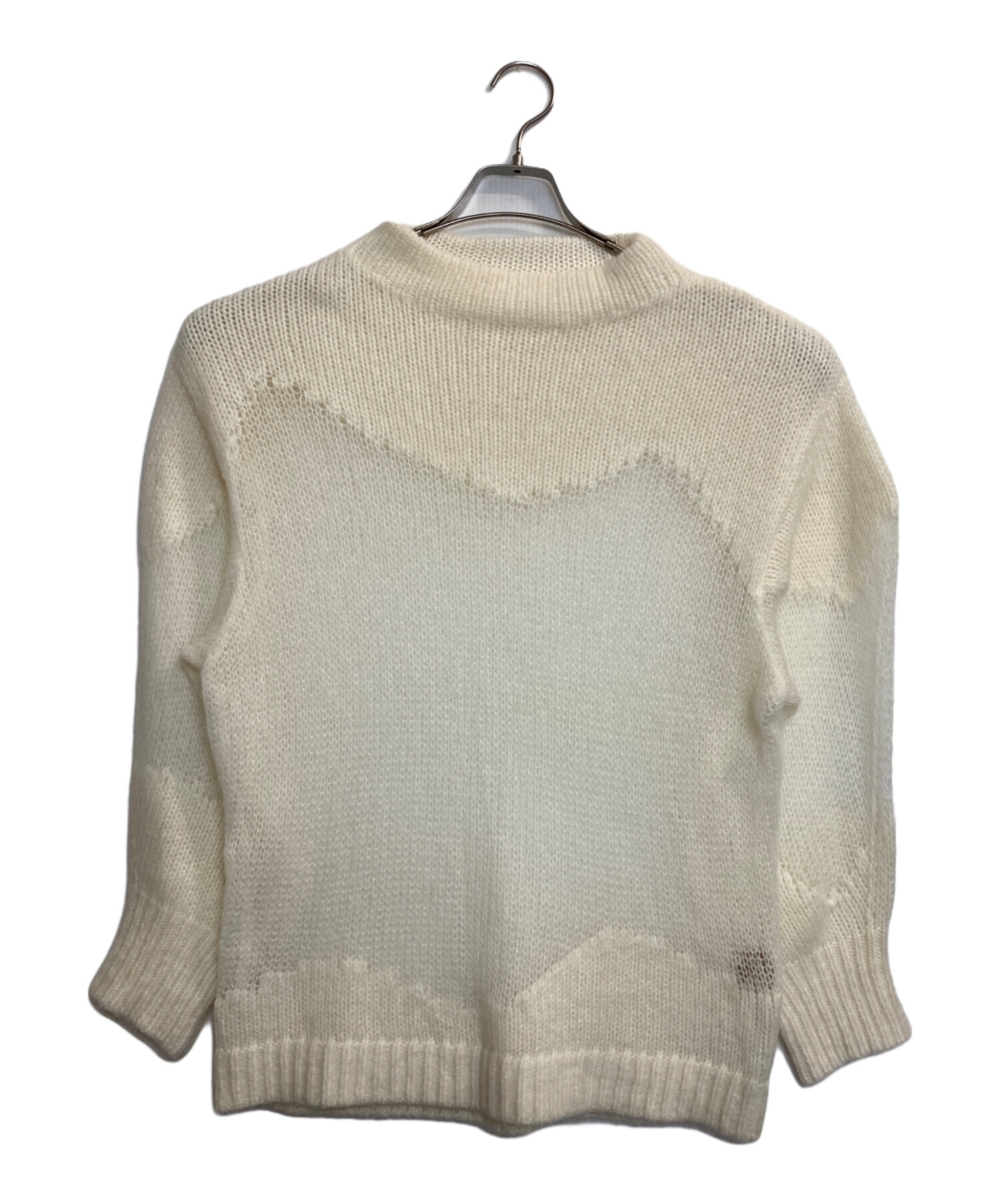 中古・古着通販】AMERI (アメリ) UND MOHAIR WAVE LINE KNIT TOP