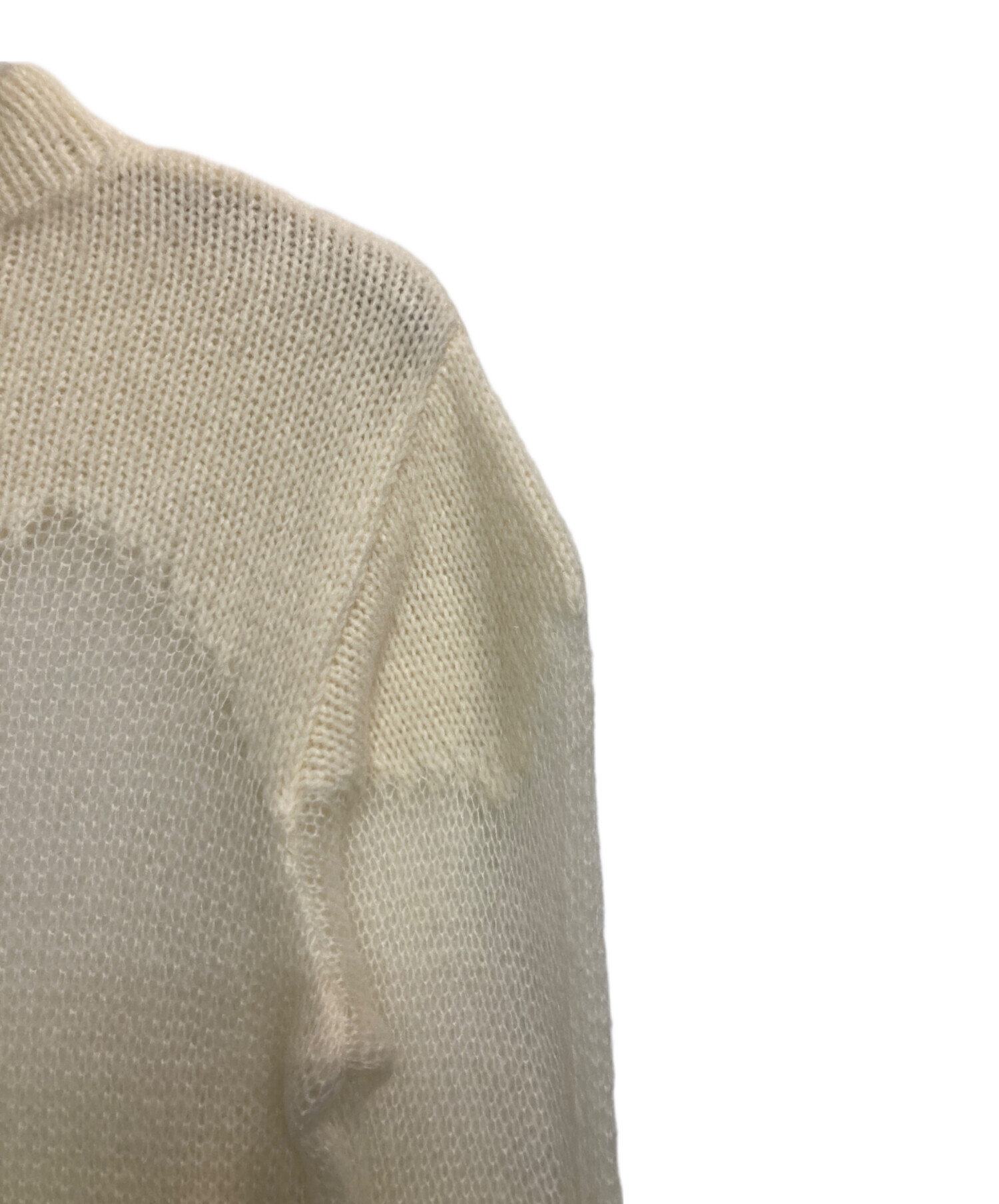 中古・古着通販】AMERI (アメリ) UND MOHAIR WAVE LINE KNIT TOP