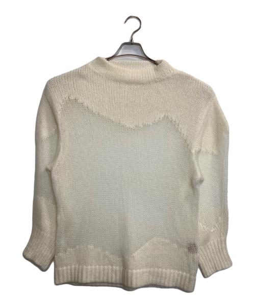 中古・古着通販】AMERI (アメリ) UND MOHAIR WAVE LINE KNIT TOP