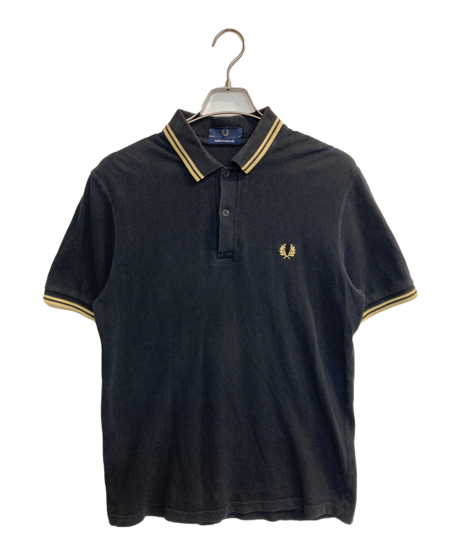 中古・古着通販】FRED PERRY (フレッドペリー) ポロシャツ ブラック 