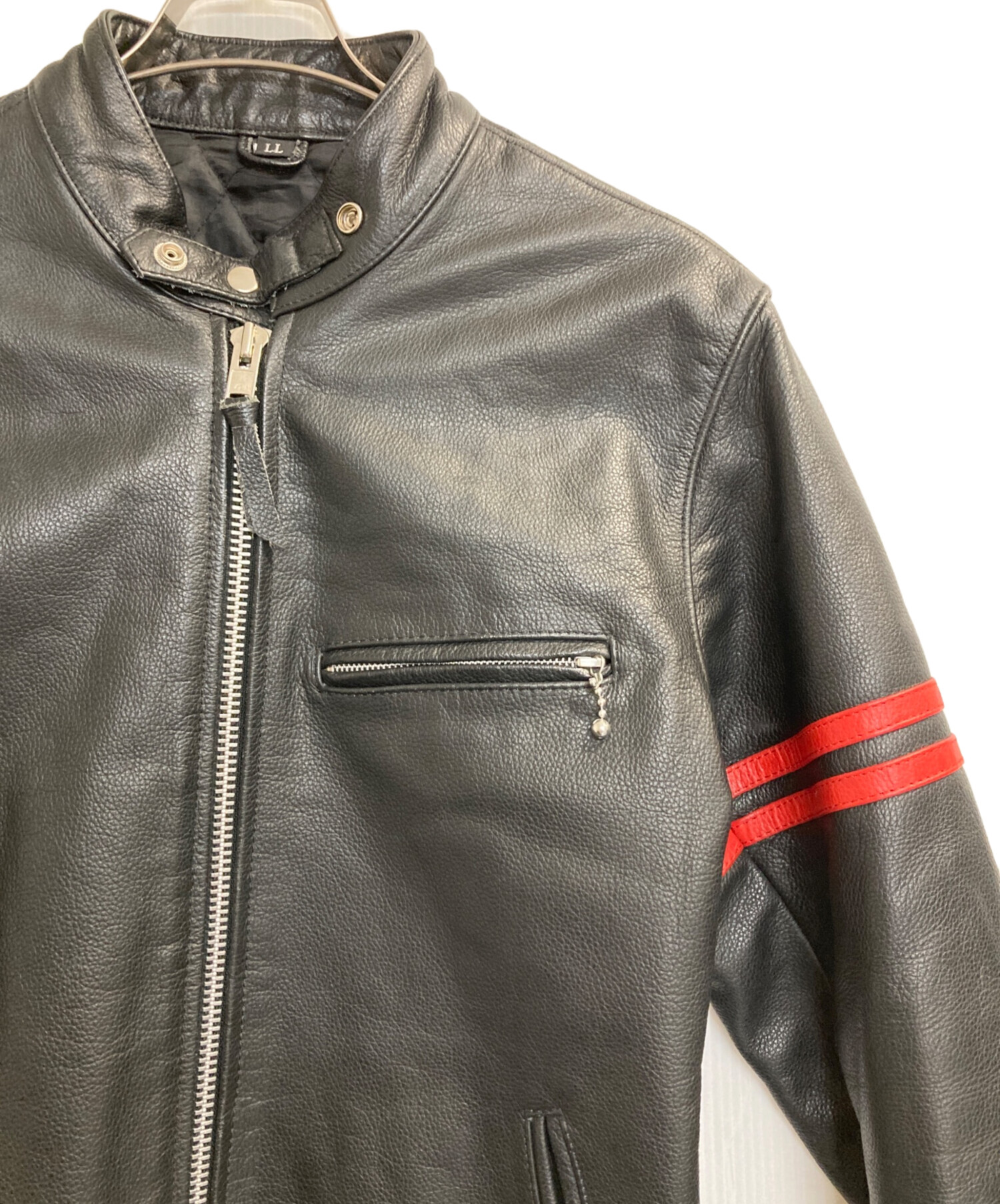 中古・古着通販】FREEDOM (フリーダム) バッファローレザーライダース