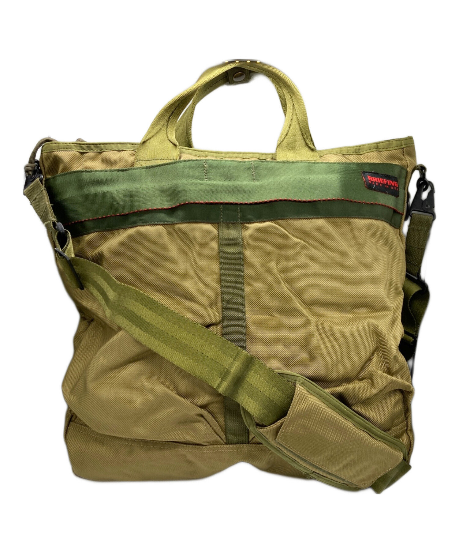 【zak】BRIEFING ステルス（初期型）カーキ ヘルメットバッグ zak】BRIEFING ステルス（初期型）カーキ ヘルメットバッグ zak