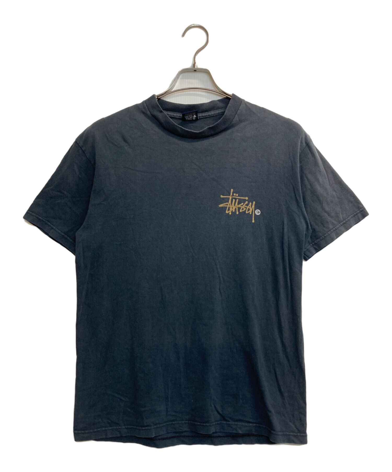 中古・古着通販】stussy (ステューシー) ロゴTシャツ ブラック サイズ