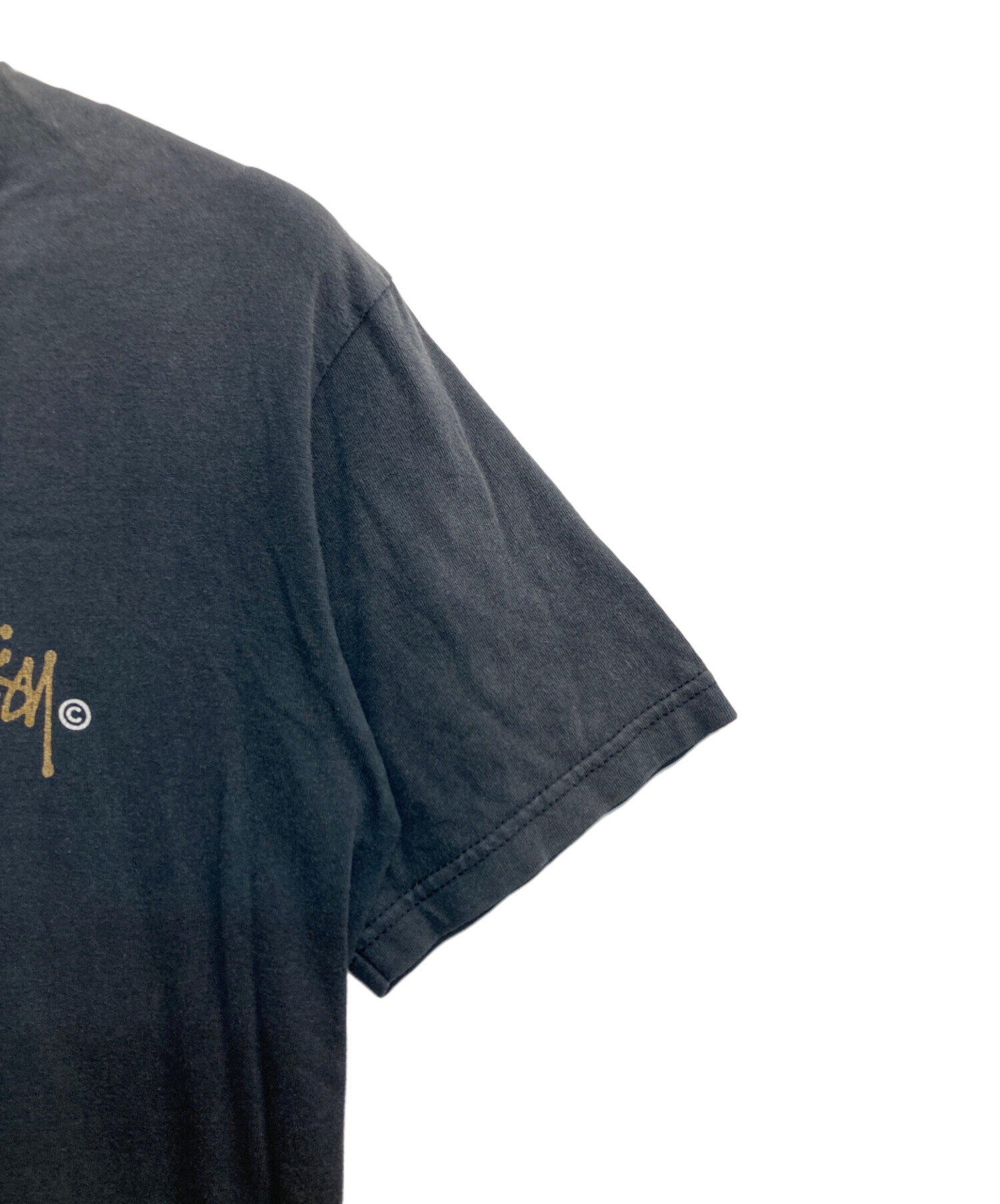 中古・古着通販】stussy (ステューシー) ロゴTシャツ ブラック サイズ