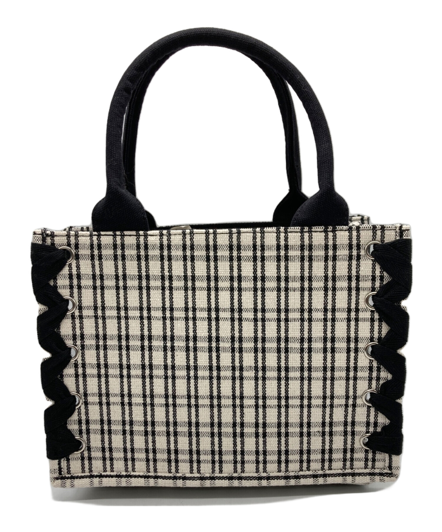 中古・古着通販】Darich (ダーリッチ) チェックミニトートバッグ