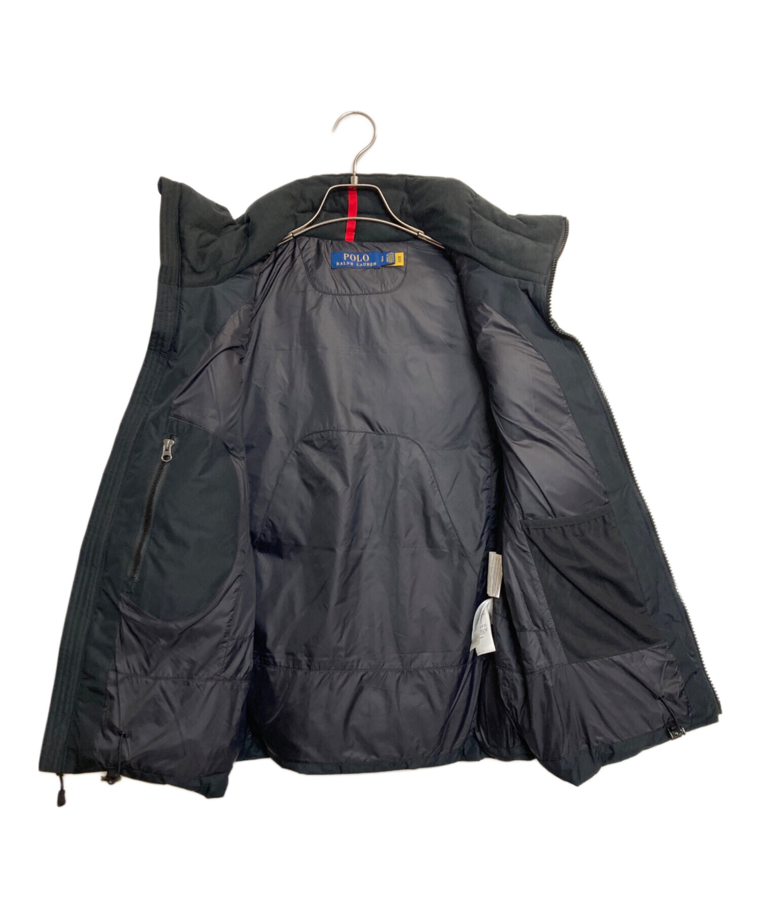 ポロラルフローレン ダウンベスト ダウンジャケット ポニー 近年 ブラック S 中古・古着通販】POLO RALPH LAUREN (ポロ・ラルフローレン) ビッグ