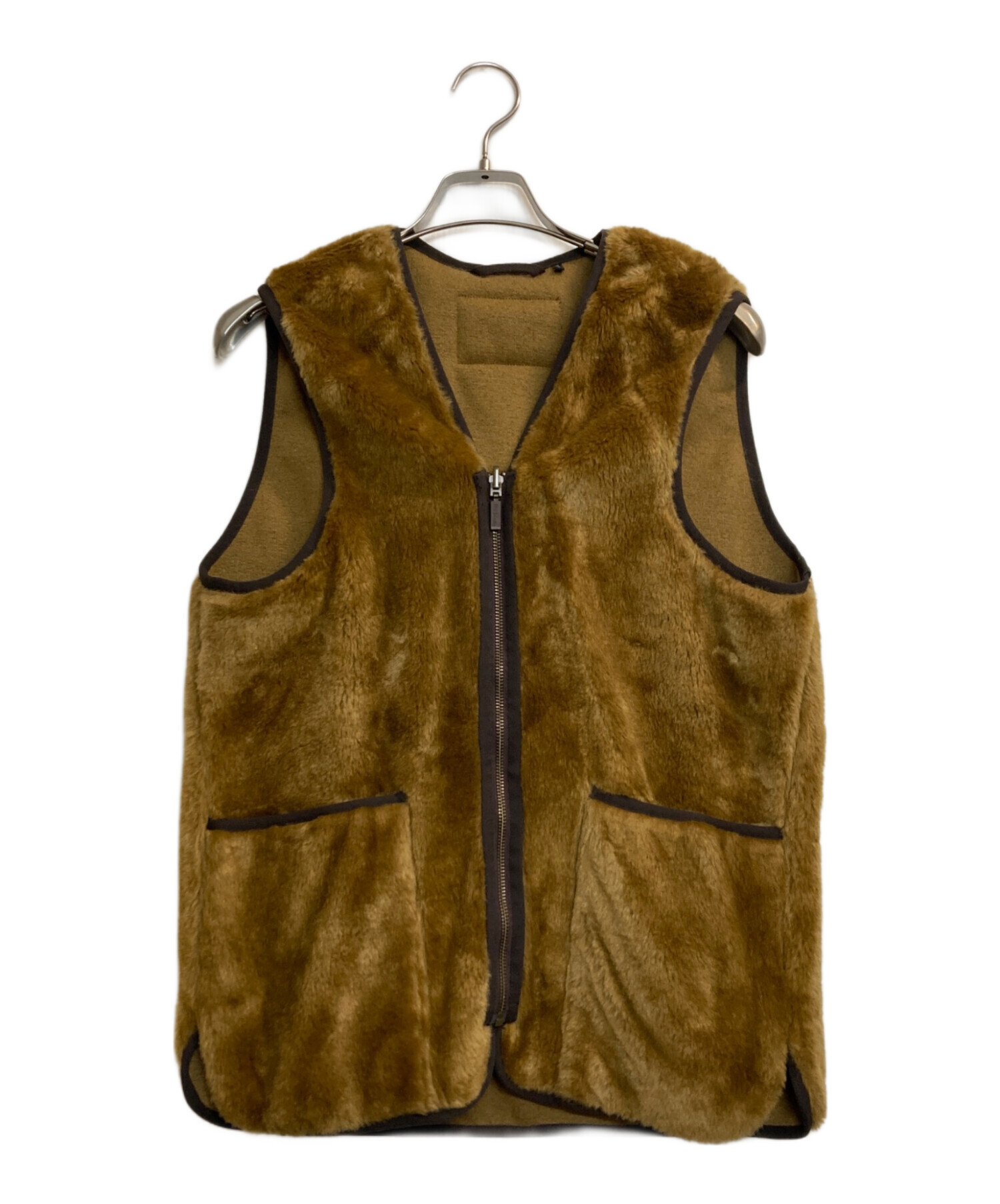 Barbour バブアーライナーベスト　36 フロントジップ 中古・古着通販】Barbour (バブアー) フロントジップ ファー ライナー