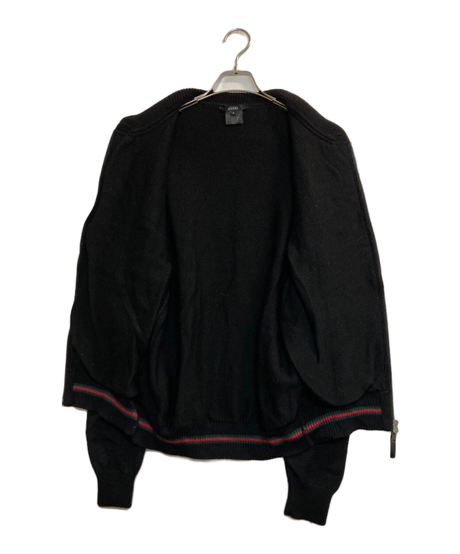 しながページ 中古・古着通販】GUCCI (グッチ) スエード切替ニットジャケット