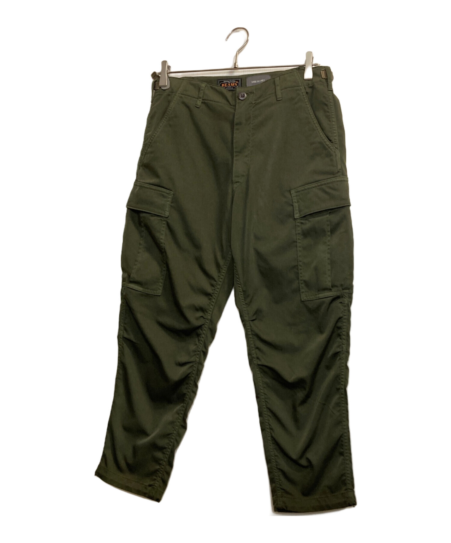 BEAMS SAGE DE CRET カーゴパンツ オリーブグリーン 中古・古着通販】sage de cret (サージュデクレ) BEAMS (ビームス