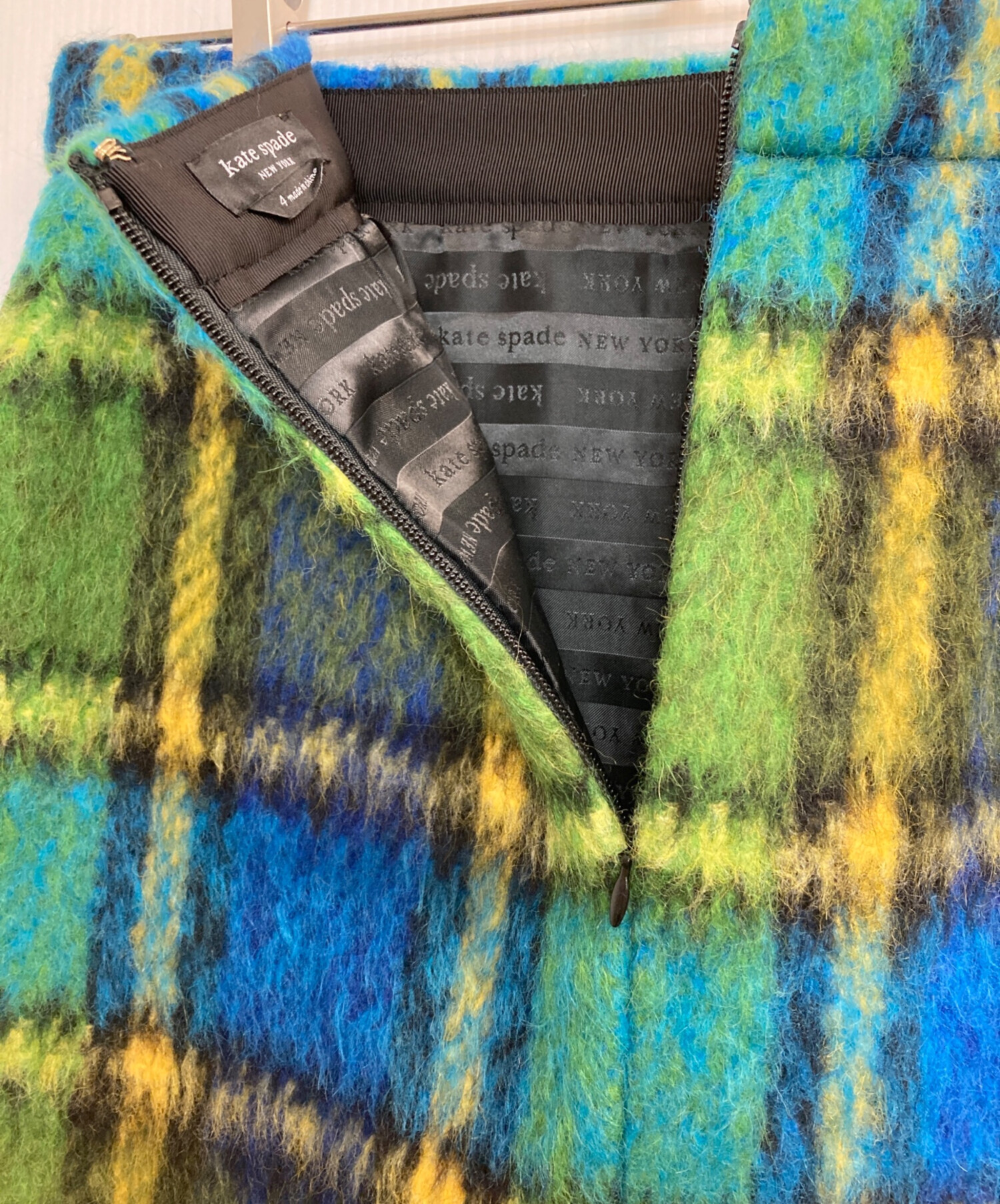 中古・古着通販】Kate Spade (ケイトスペード) チェックシャギー
