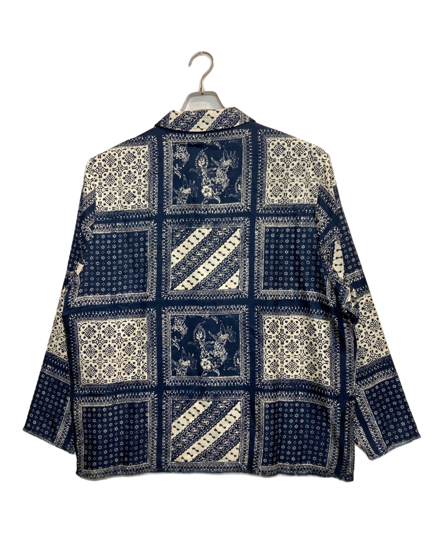 中古・古着通販】KITH (キス) Silk Twill Boxy Collared Overshirt