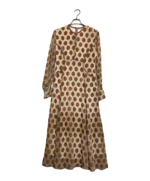 中古・古着通販】CLANE (クラネ) BIG DOT OPAL ONEPIECE ベージュ