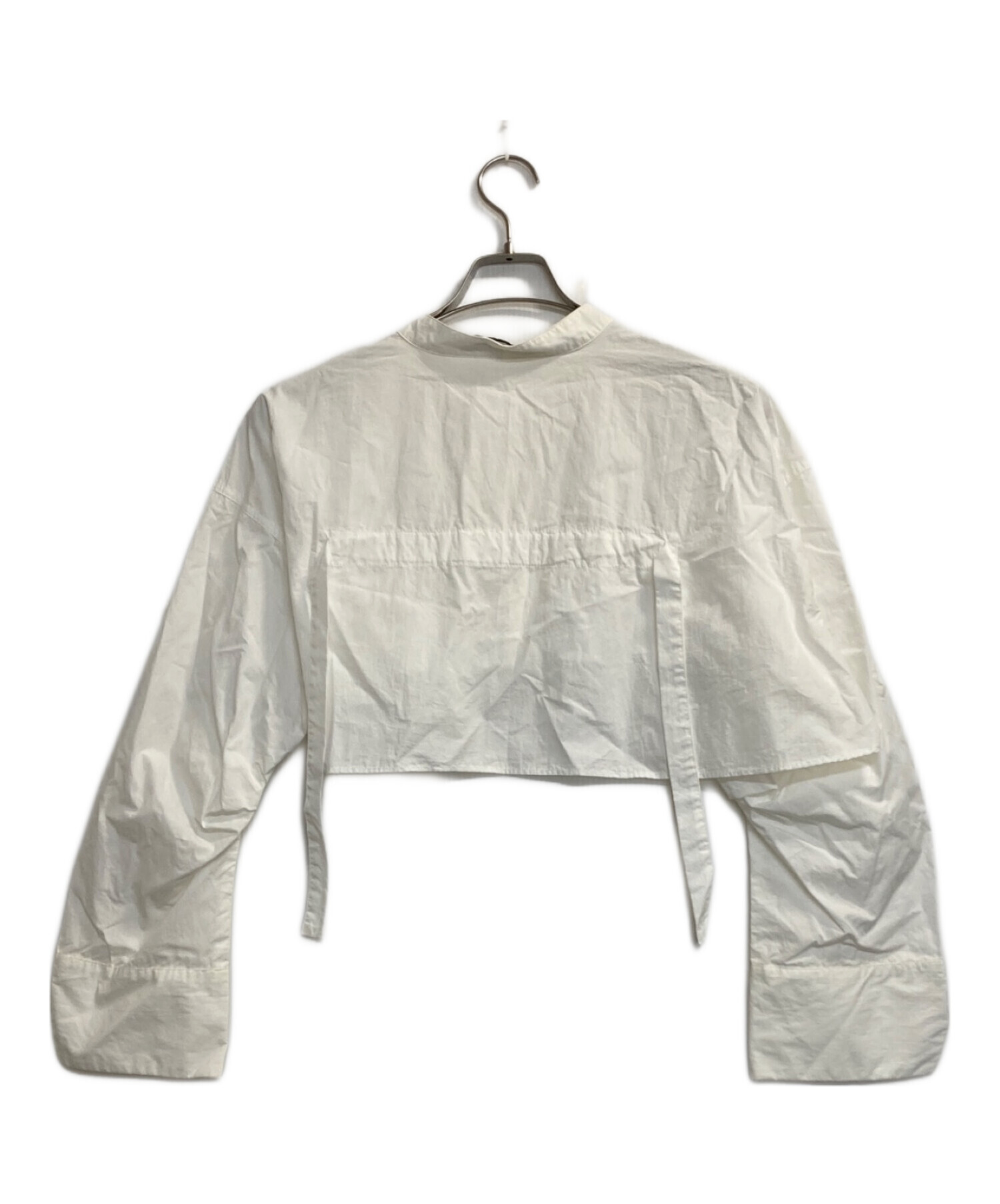 中古・古着通販】UN3D. (アンスリード) W TRIANGLE TUCK SH ホワイト 