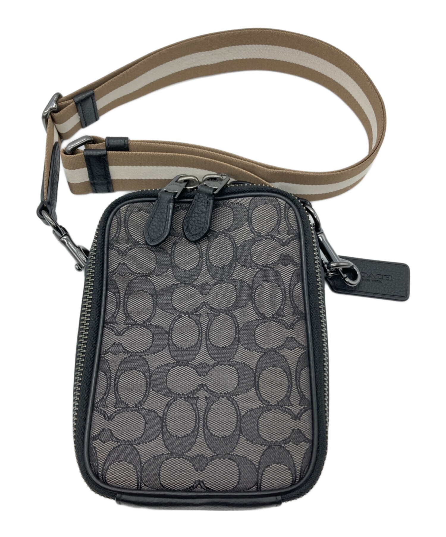 中古・古着通販】COACH (コーチ) シグネチャージャガードスタントン