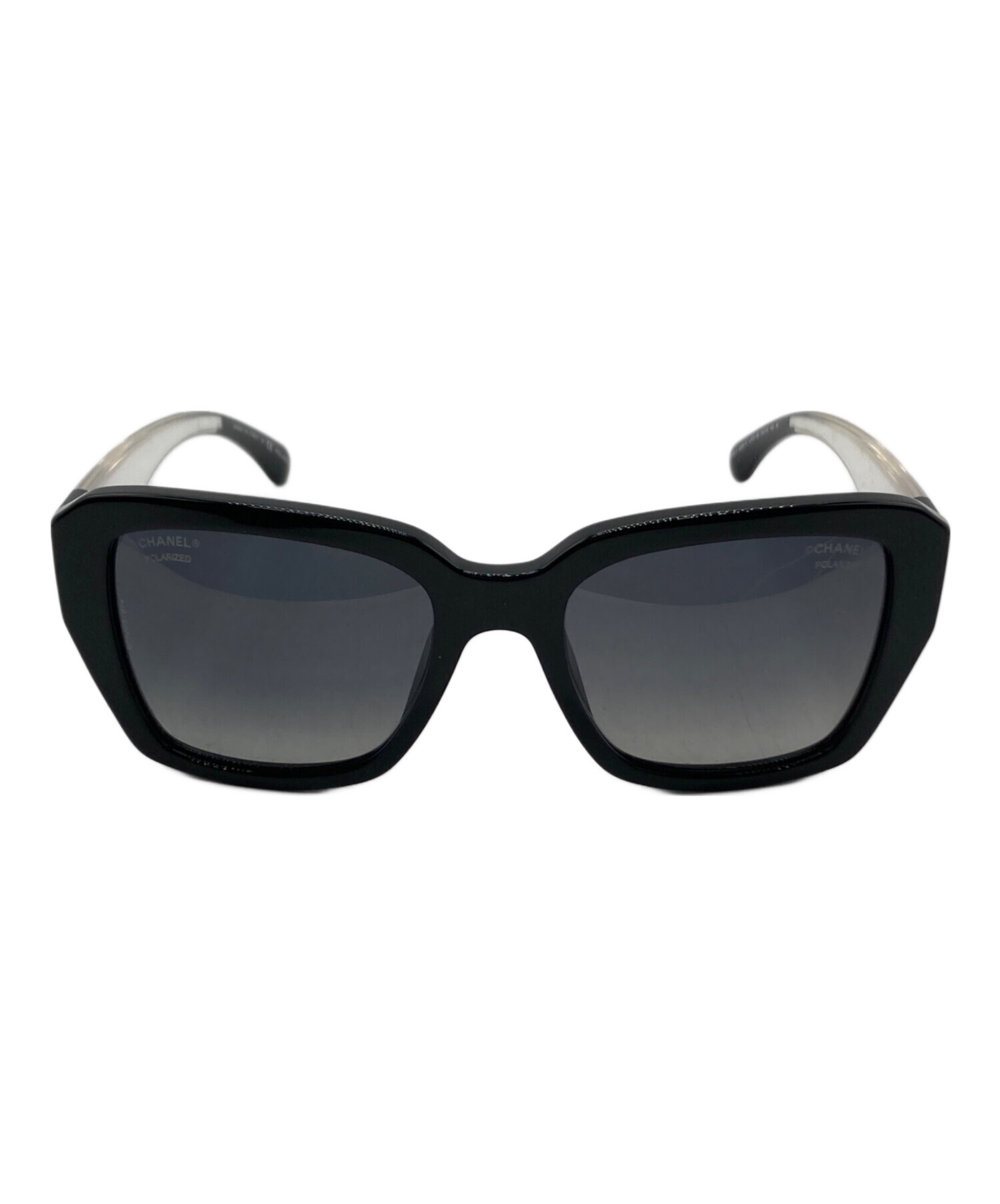 中古・古着通販】CHANEL (シャネル) サイドロゴウェリントンサングラス