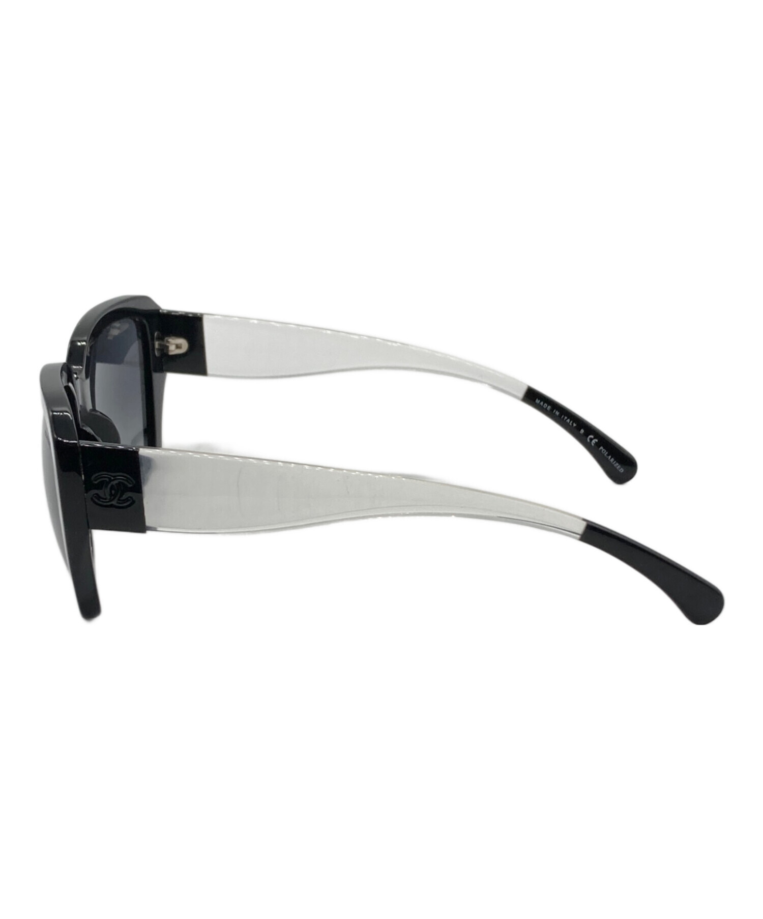 中古・古着通販】CHANEL (シャネル) サイドロゴウェリントンサングラス