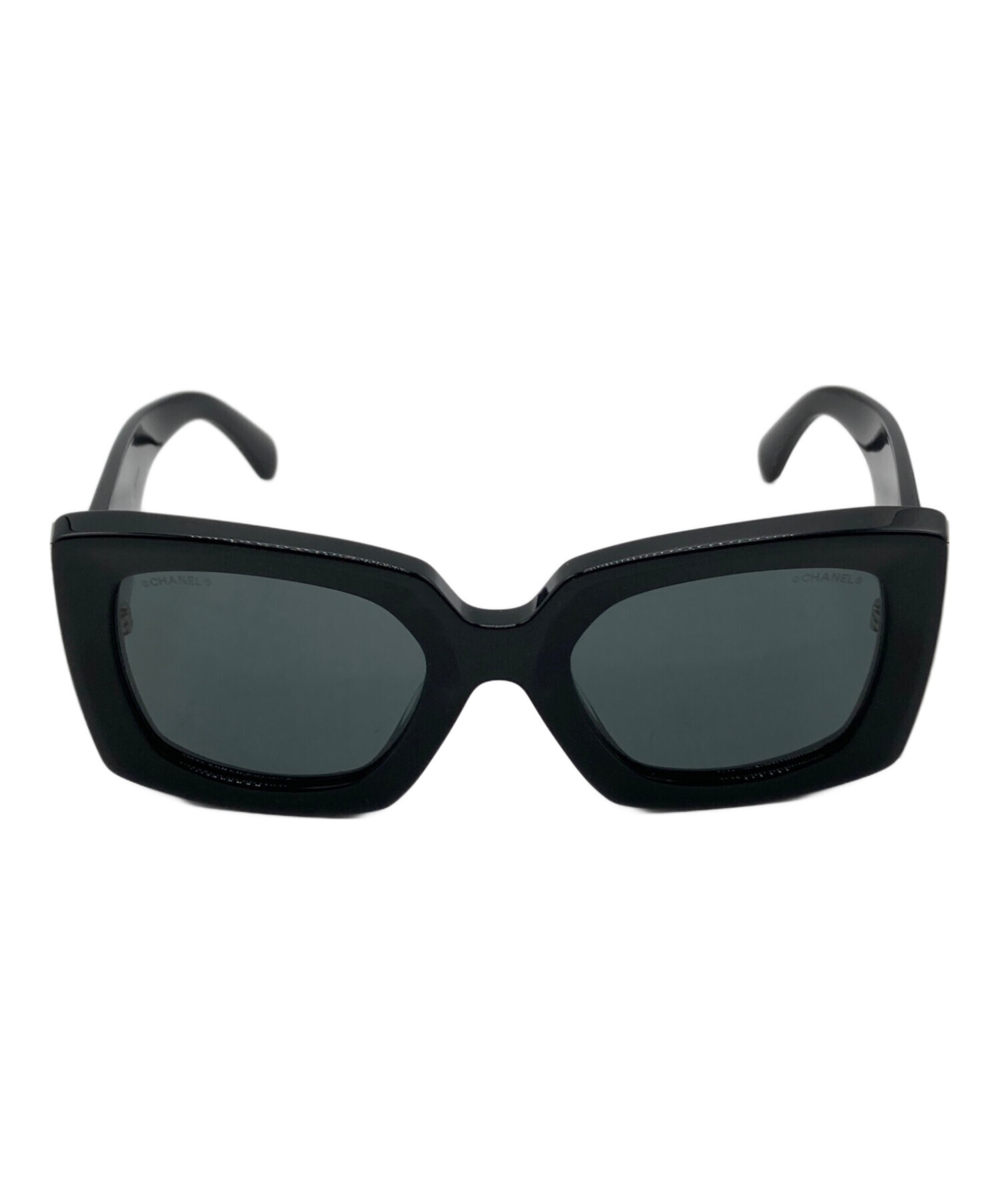 中古・古着通販】CHANEL (シャネル) サイドツイードモチーフサングラス