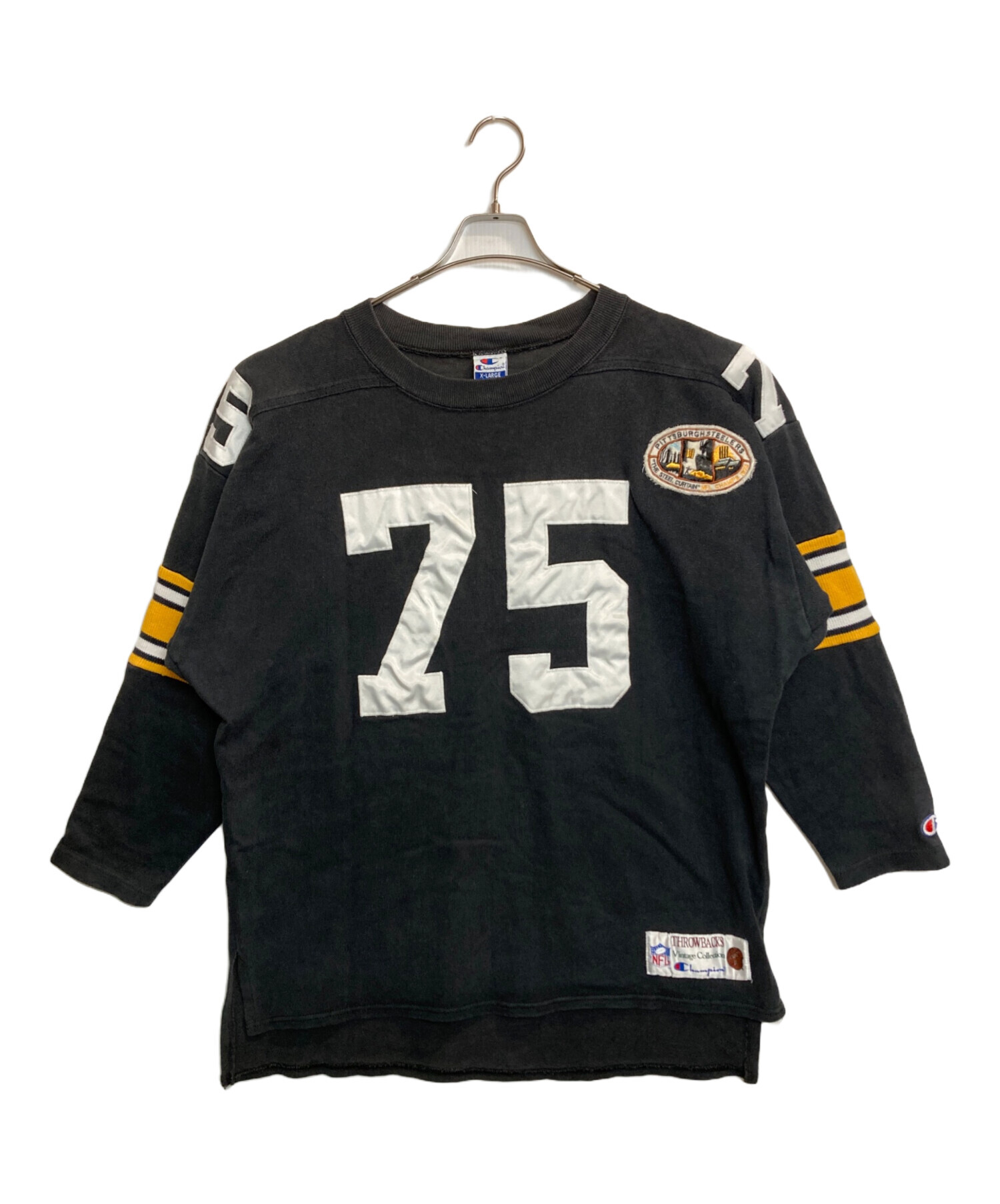 中古・古着通販】Champion (チャンピオン) ラガースウェット ブラック