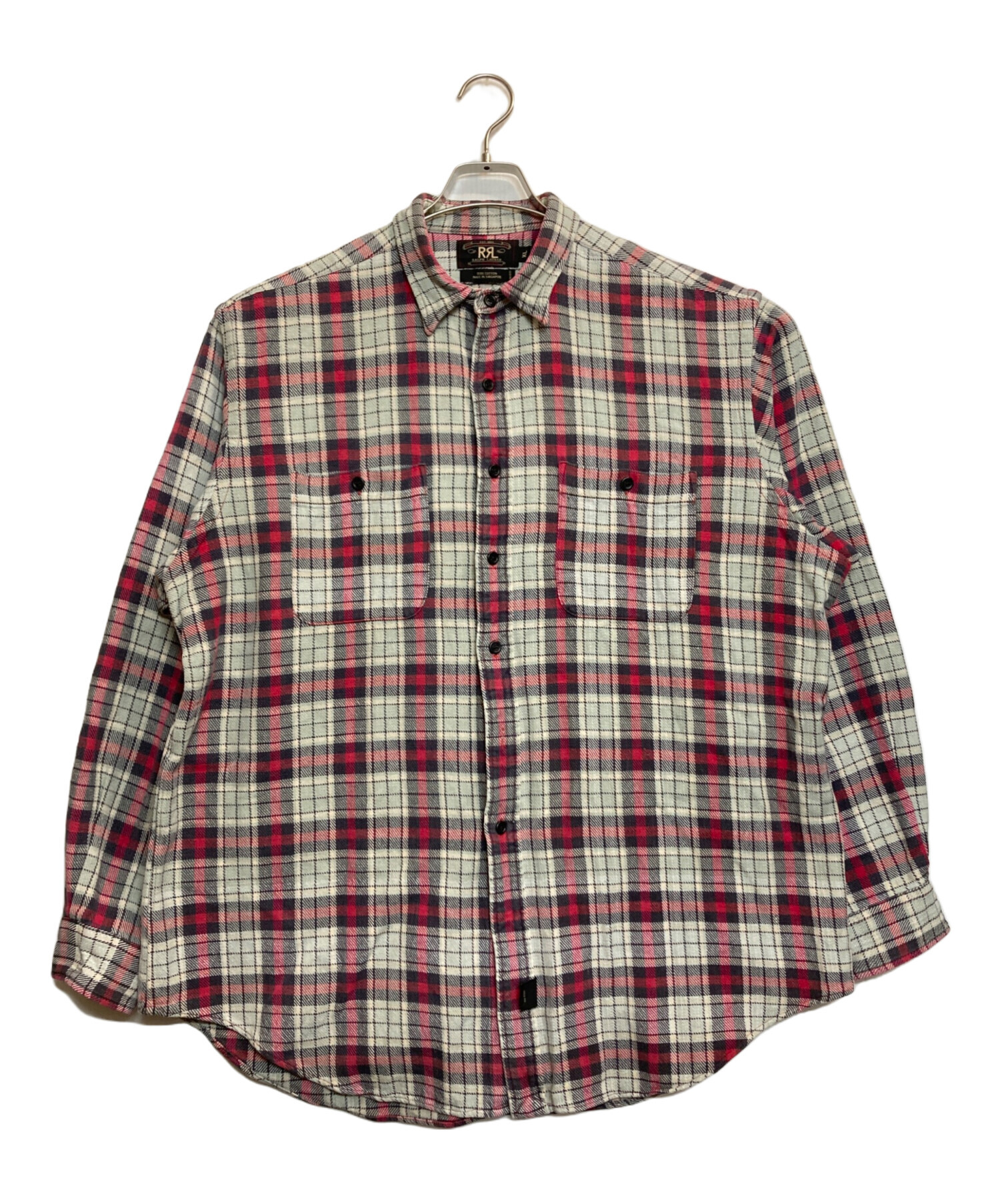 中古・古着通販】RRL (ダブルアールエル) 三ツ星タグチェックシャツ