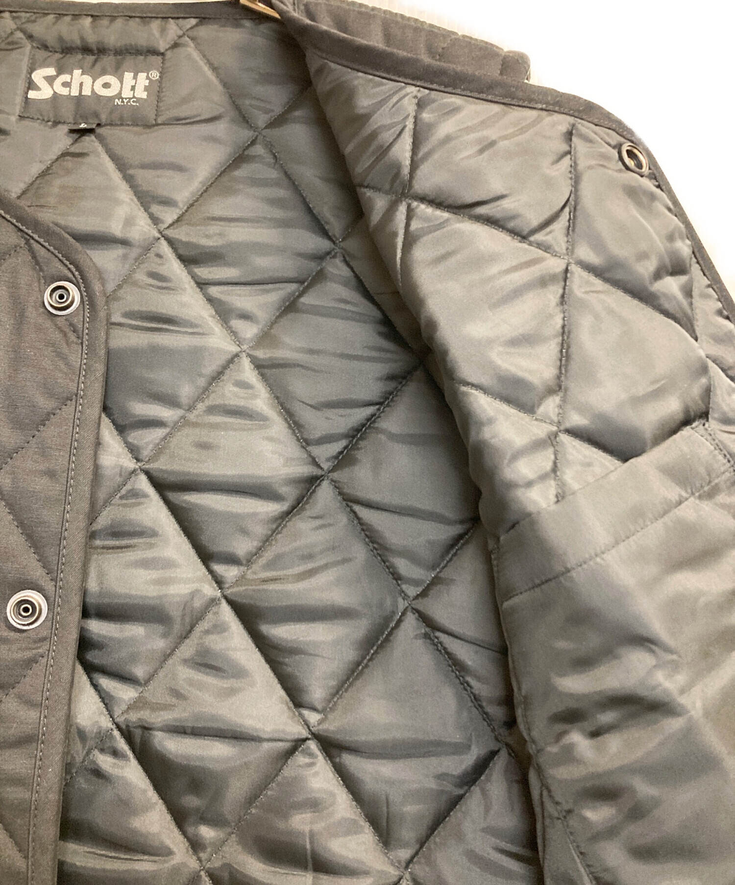 中古・古着通販】Schott (ショット) QUILTING WORK VEST