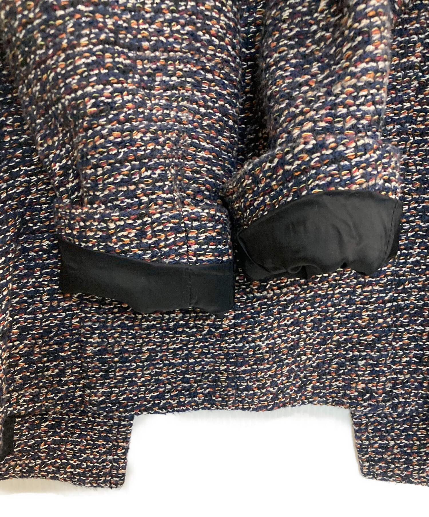 中古・古着通販】theory luxe (セオリーリュクス) ノーカラーツイード