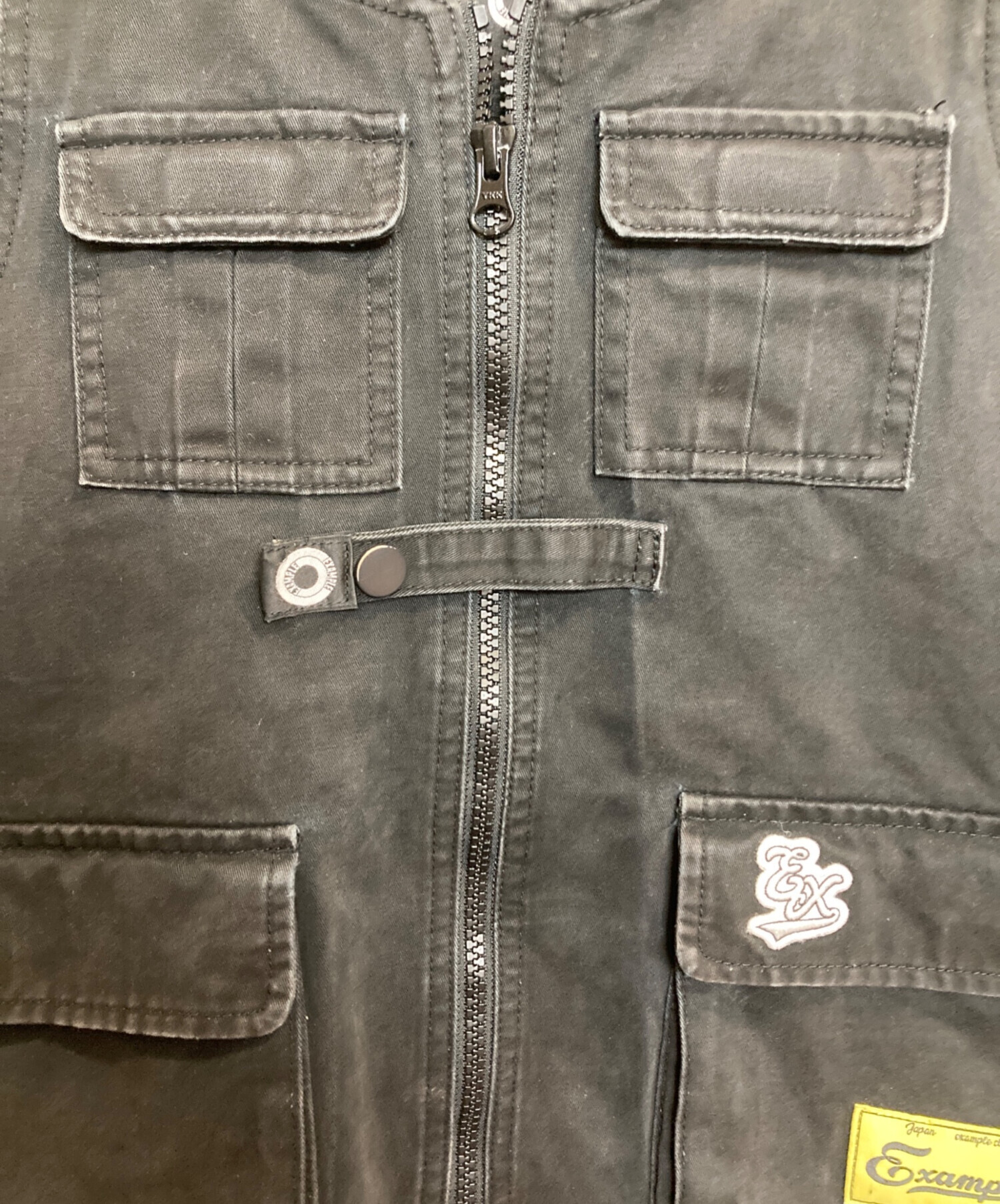 中古・古着通販】EXAMPLE (エグザンプル) ベスト ブラック サイズ 