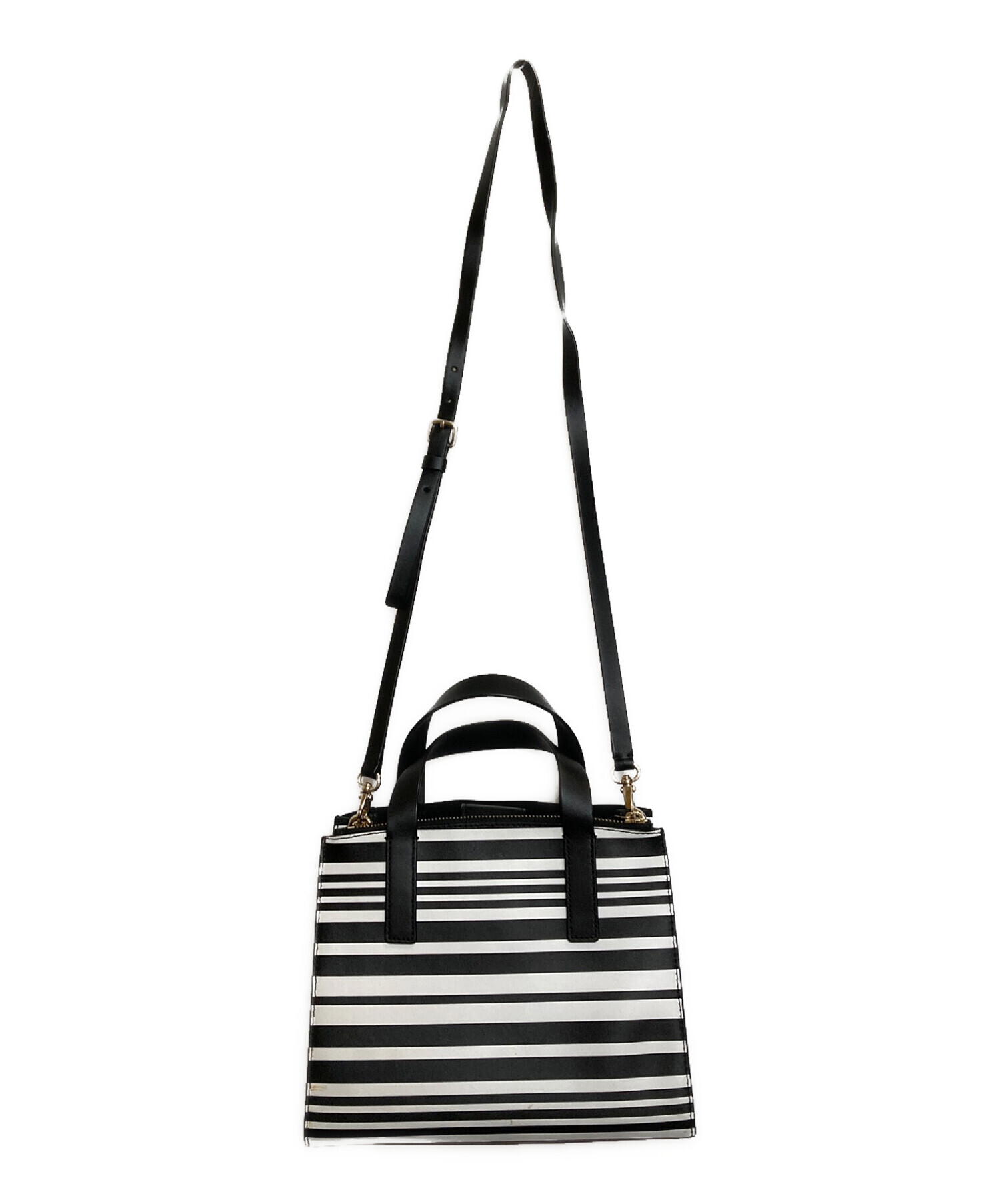 中古・古着通販】Kate Spade (ケイトスペード) ボーダー2WAYバッグ 