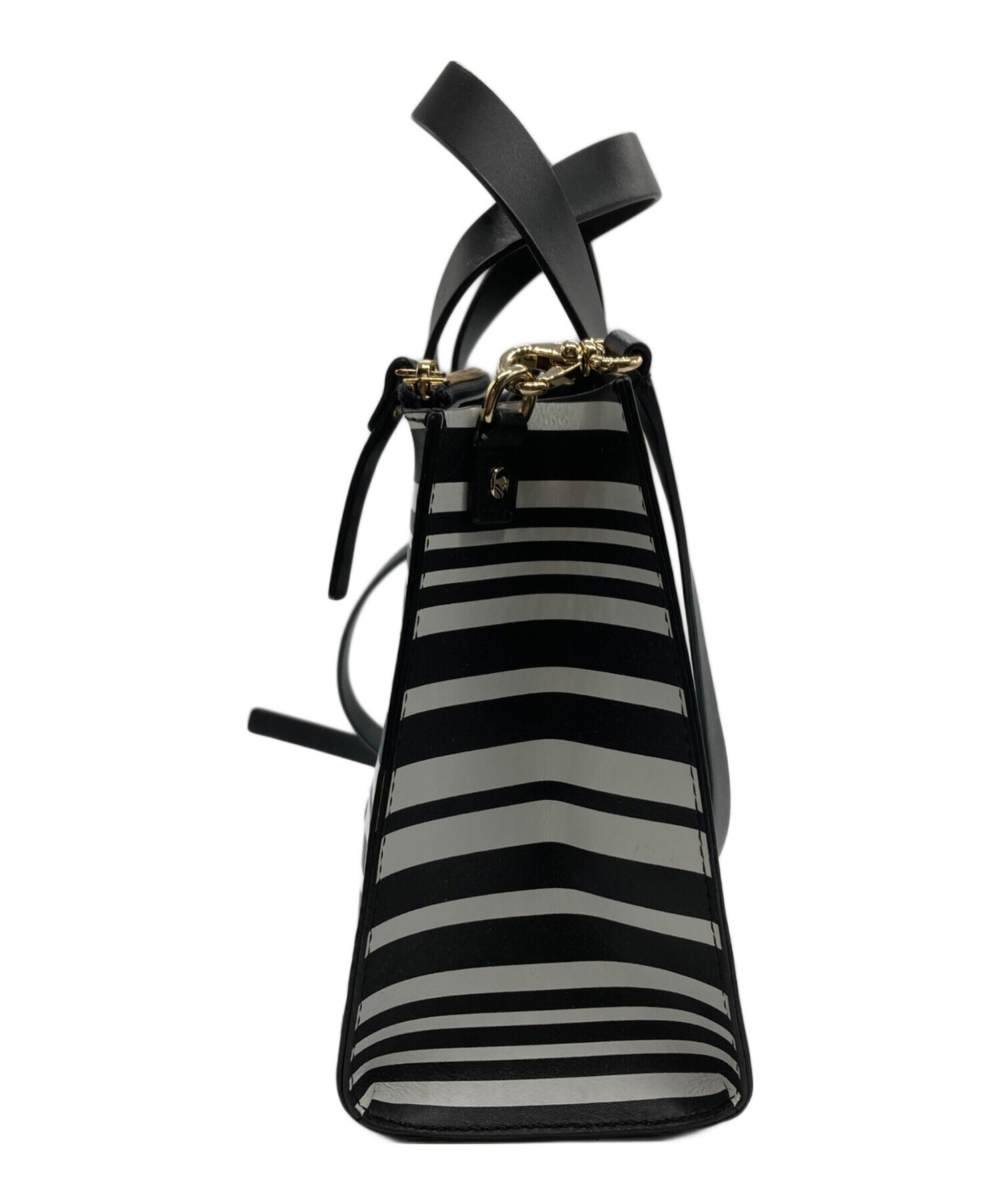 中古・古着通販】Kate Spade (ケイトスペード) ボーダー2WAYバッグ 