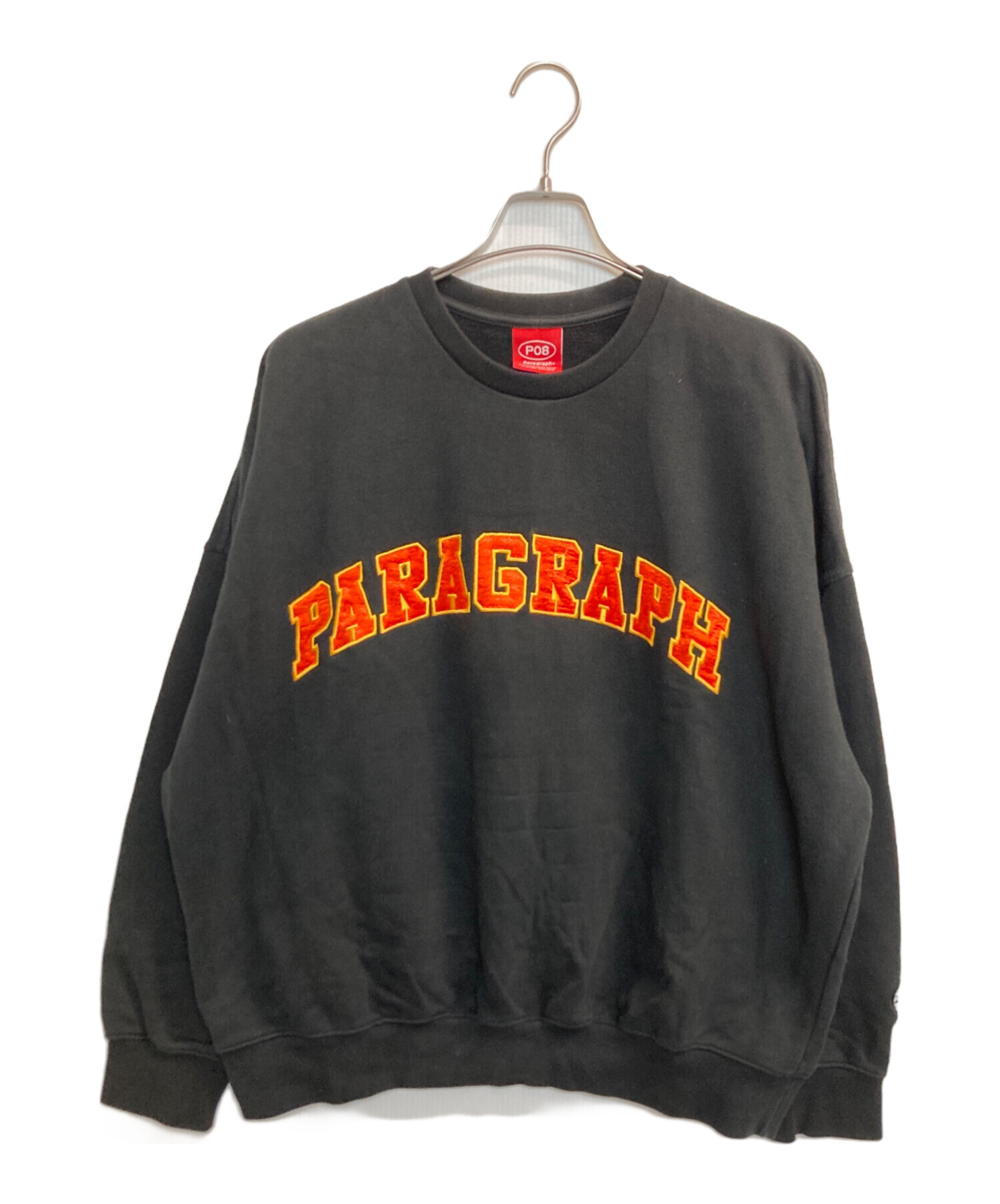 paragraph スウェット 中古・古着通販】Paragraph (パラグラフ) スウェット ブラック サイズ