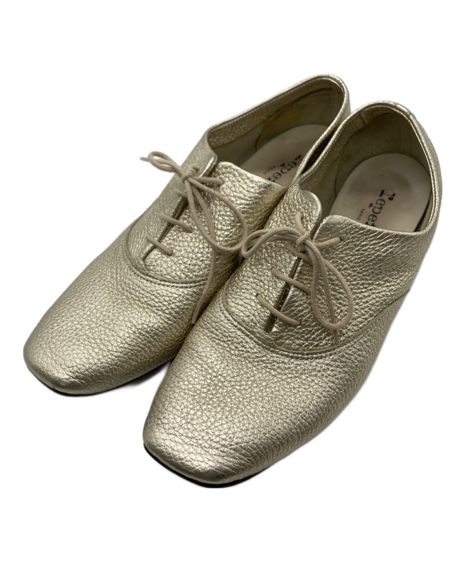 中古・古着通販】repetto (レペット) レースアップシューズ ゴールド 