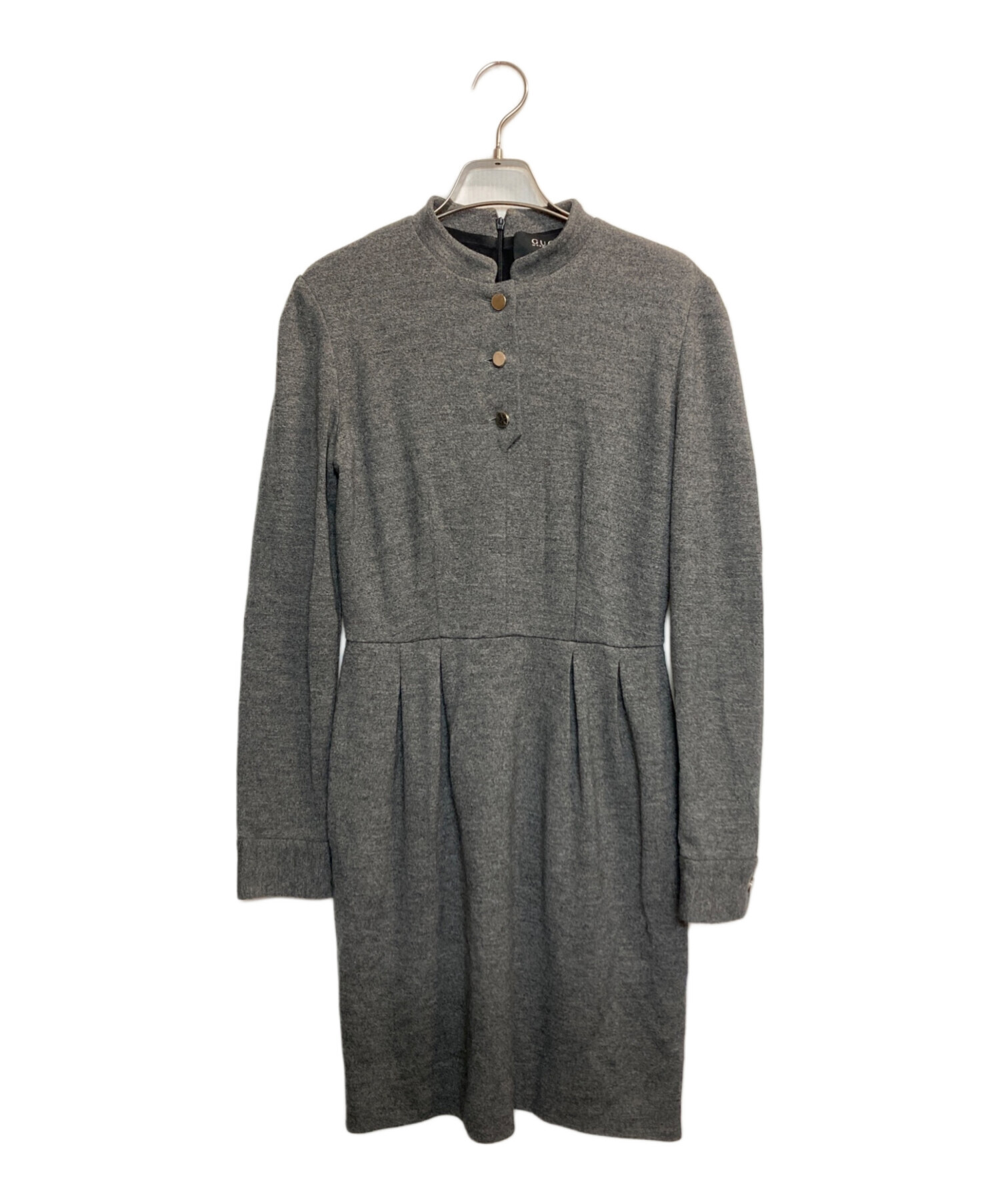 中古・古着通販】GUCCI (グッチ) スタンドネックタックウールミニ 