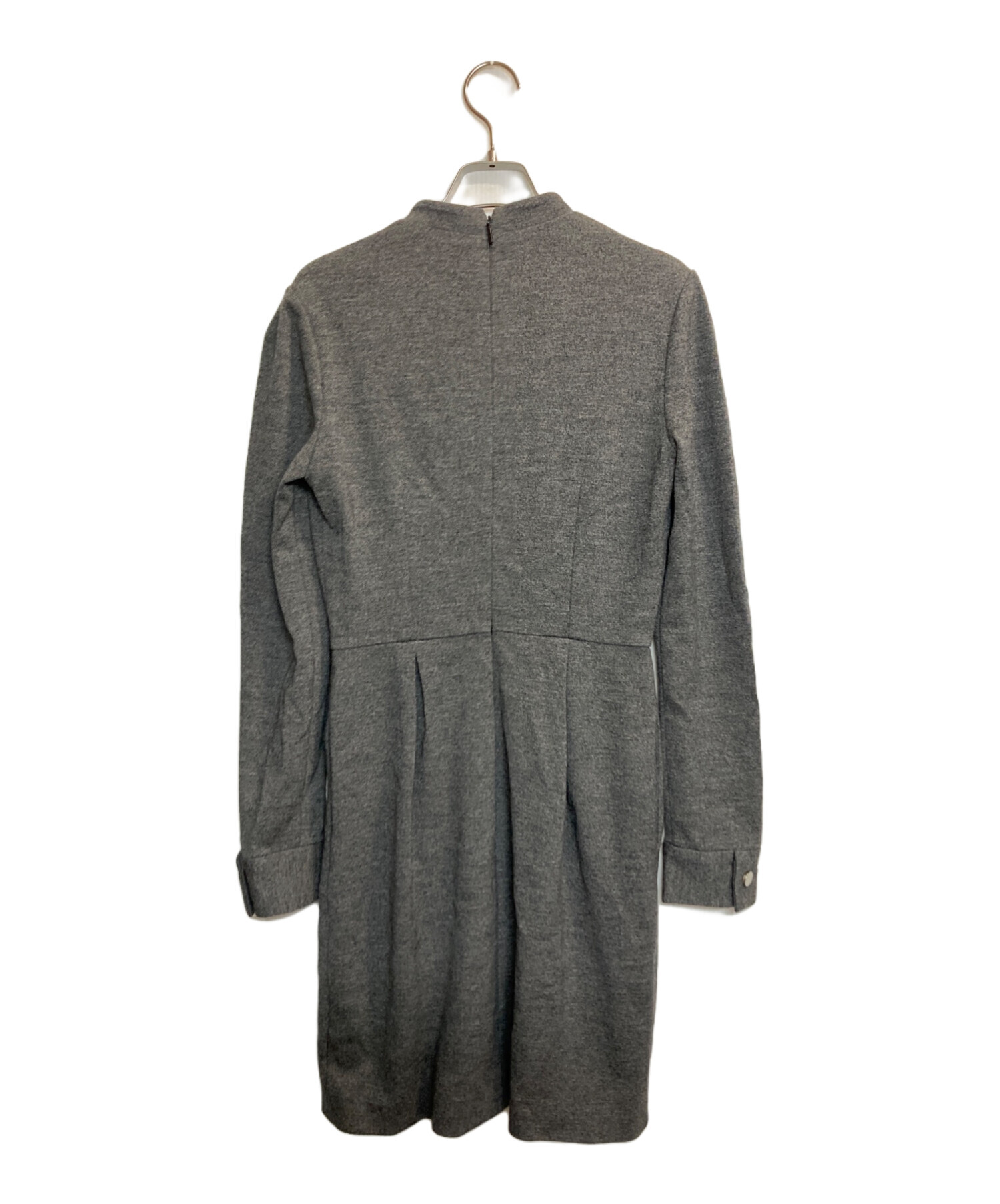 中古・古着通販】GUCCI (グッチ) スタンドネックタックウールミニ 