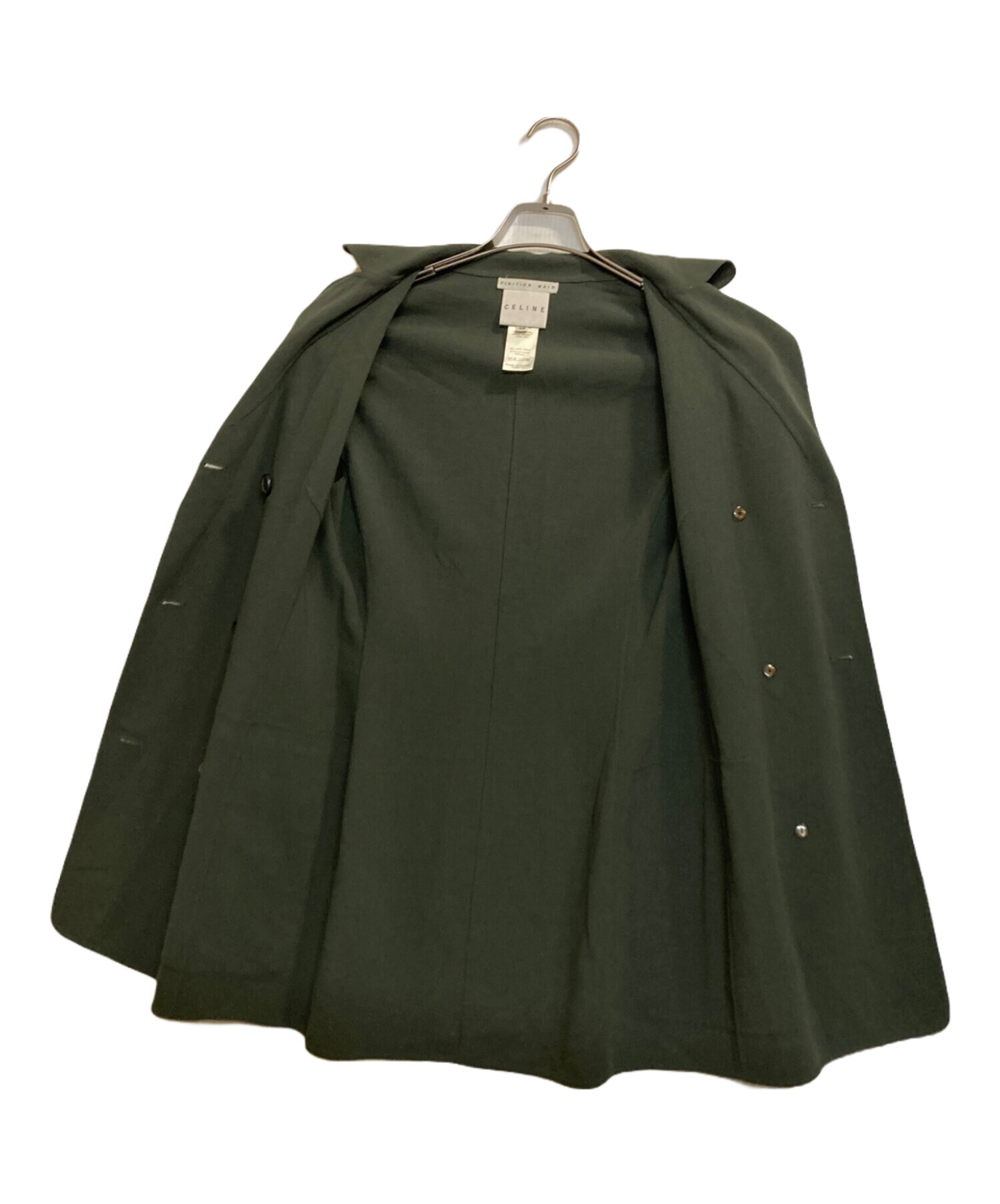 中古・古着通販】CELINE (セリーヌ) ジャケット グリーン サイズ:36