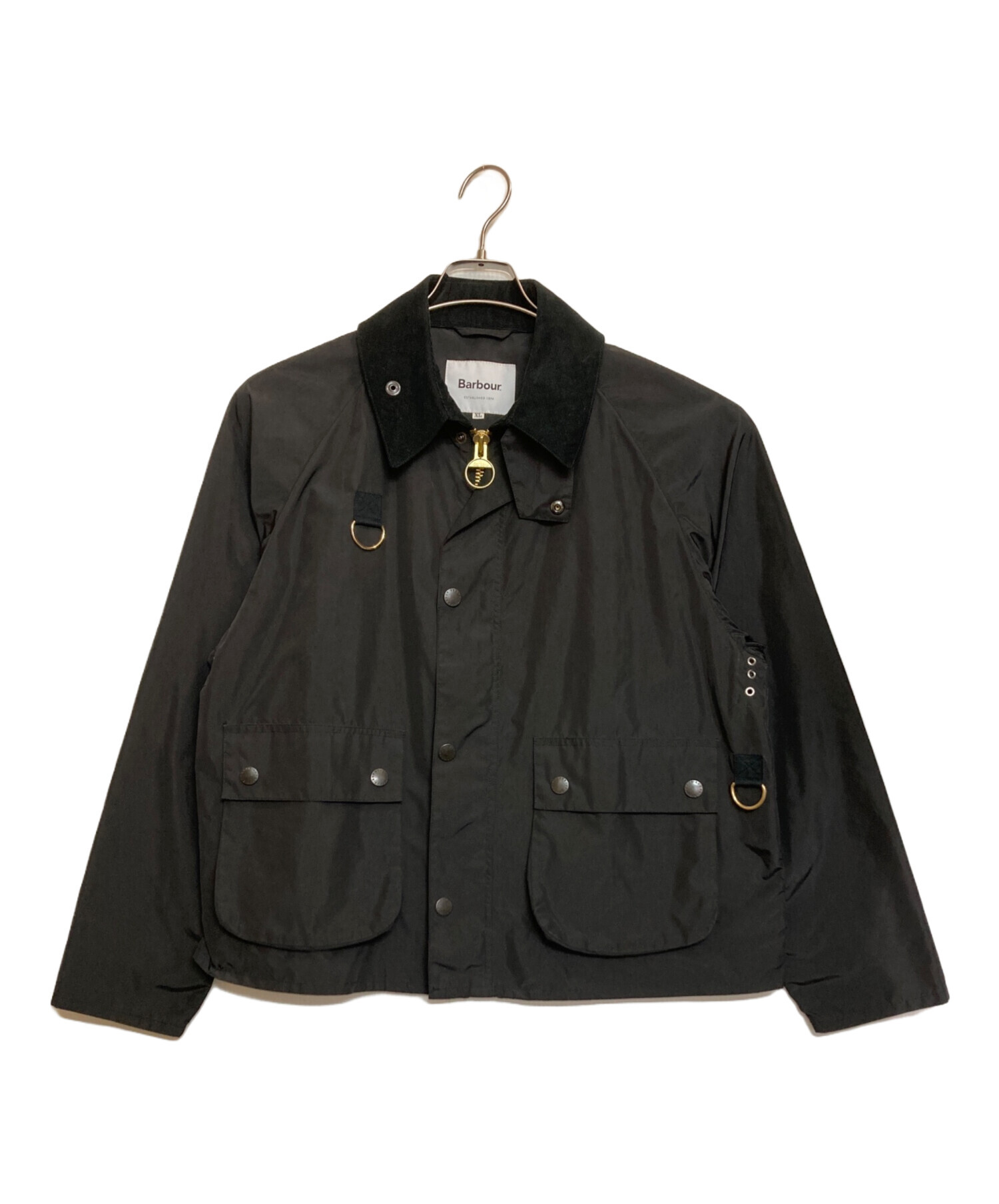 ☆未使用 バブアー × イエナ スペイ オーバーサイズ ジャケット ブルゾン 黒 楽天市場】バブアー Barbour スペイ ピーチスキン オーバーサイズ
