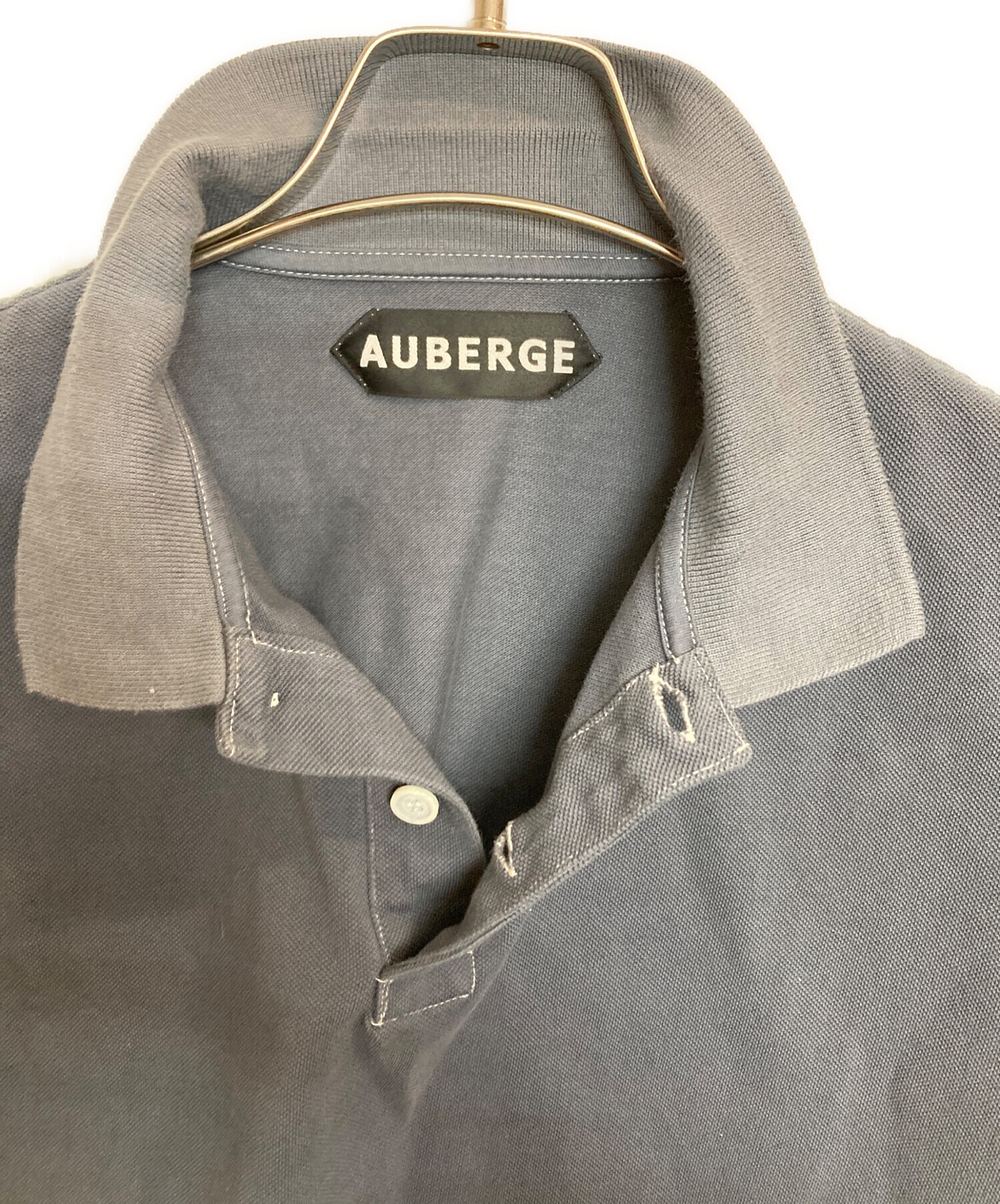 中古・古着通販】AUBERGE (オーベルジュ) ポロシャツ ブルー サイズ:42