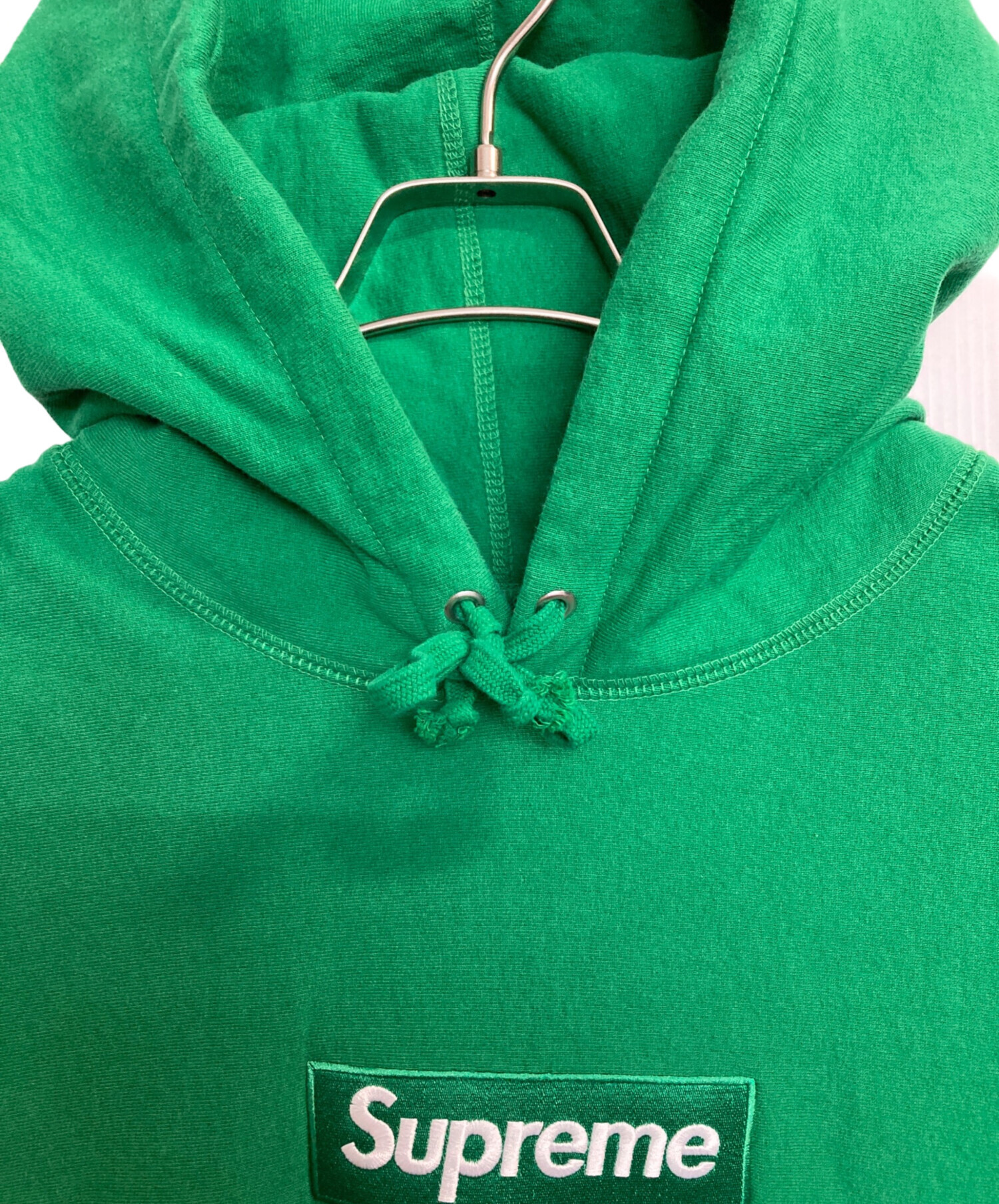 Box 24AW シュプリーム SUPREME パーカー XLサイズ ボックスロゴ　グリーン Supreme Logo ボックスロゴ Sweatshirts Hooded トップス
