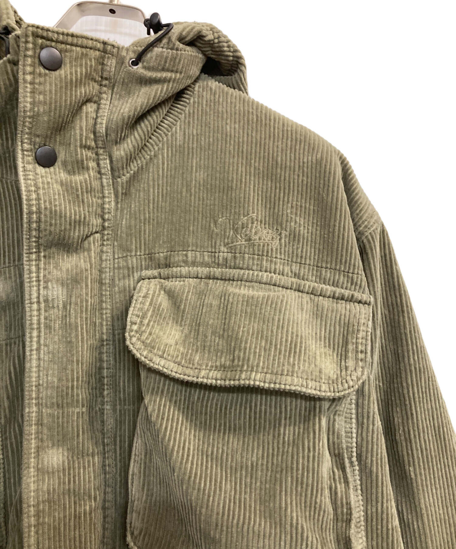中古・古着通販】KEBOZ (ケボズ) WASHED CORDUROY HOODED JACKET