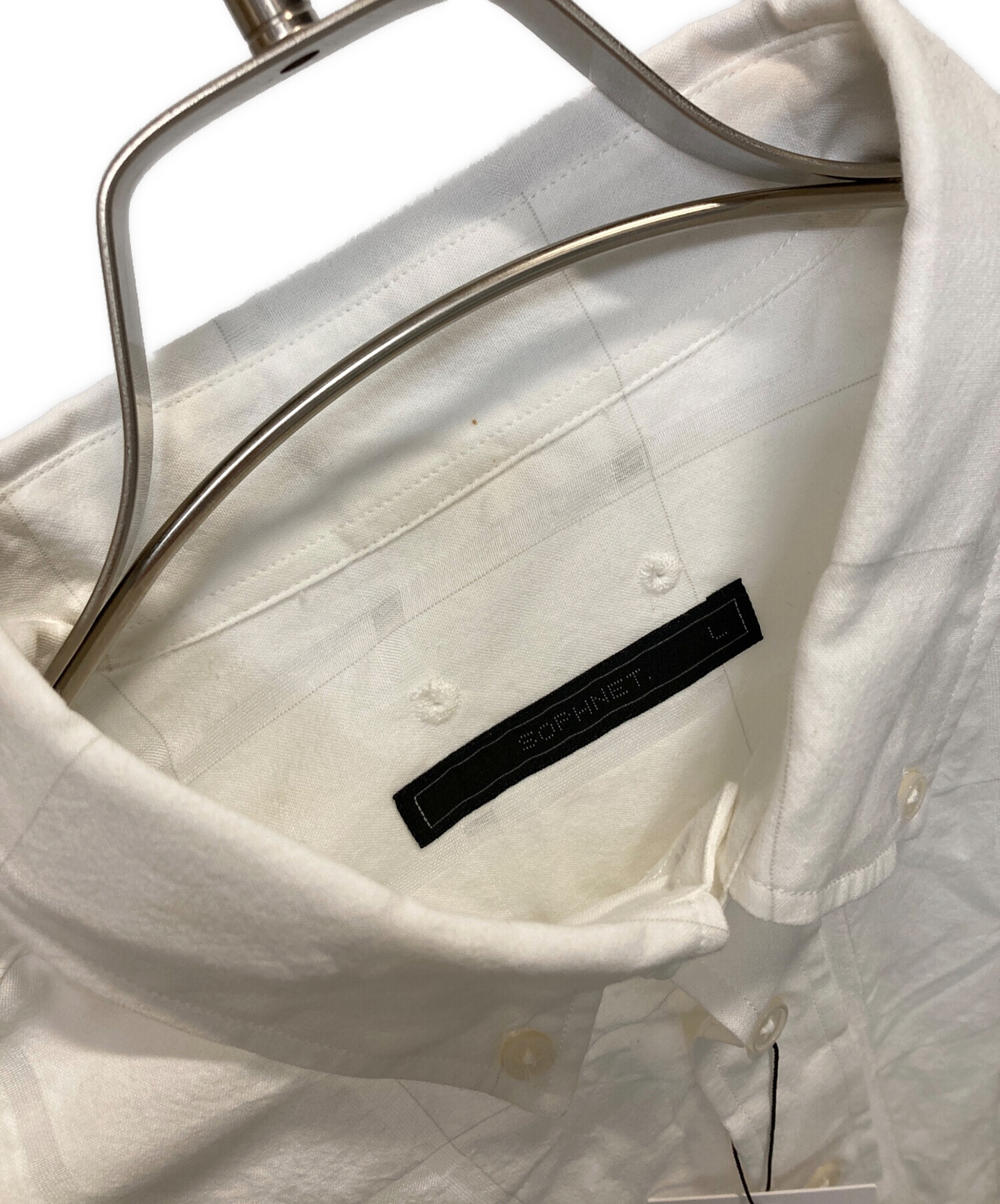 中古・古着通販】SOPHNET. (ソフネット) SHEER CHECK B.D SHIRT