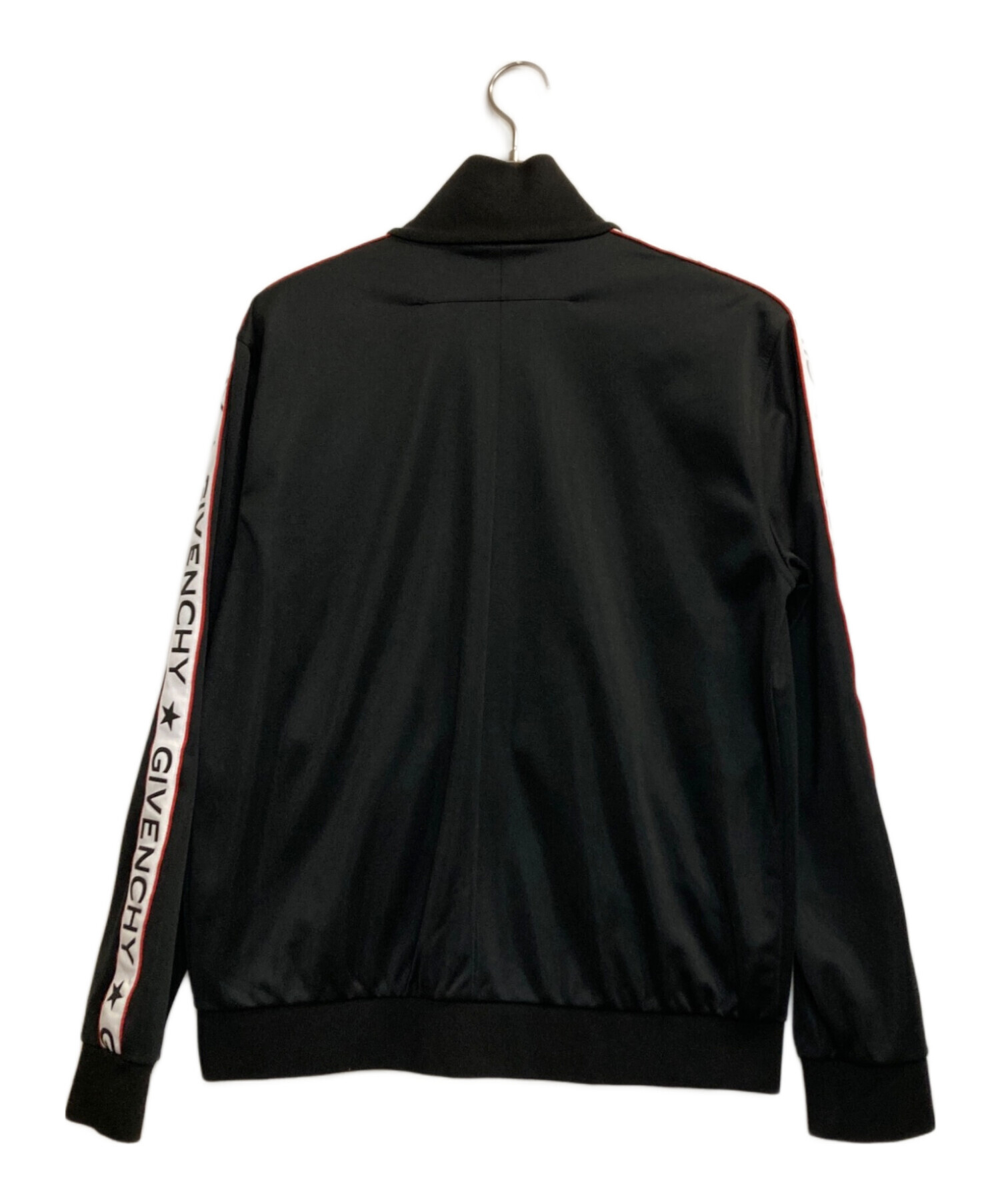 GIVENCHY ジバンシィ ブラック レッド トラックジャケット 中古・古着通販】GIVENCHY (ジバンシィ) アームロゴデザイントラック