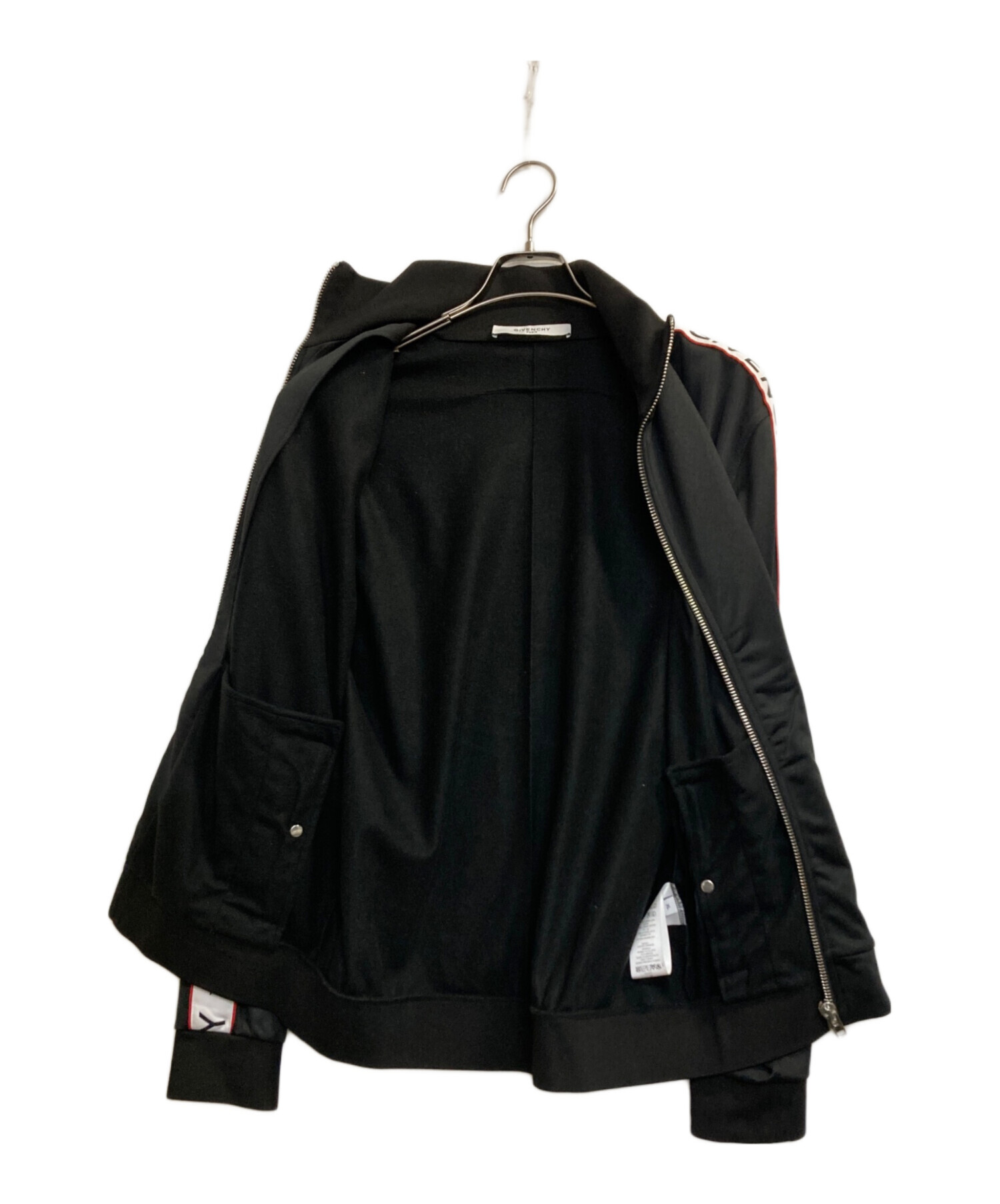 GIVENCHY ジバンシィ トラックジャケット ロゴテープ オーバーサイズ 中古・古着通販】GIVENCHY (ジバンシィ) アームロゴデザイントラック