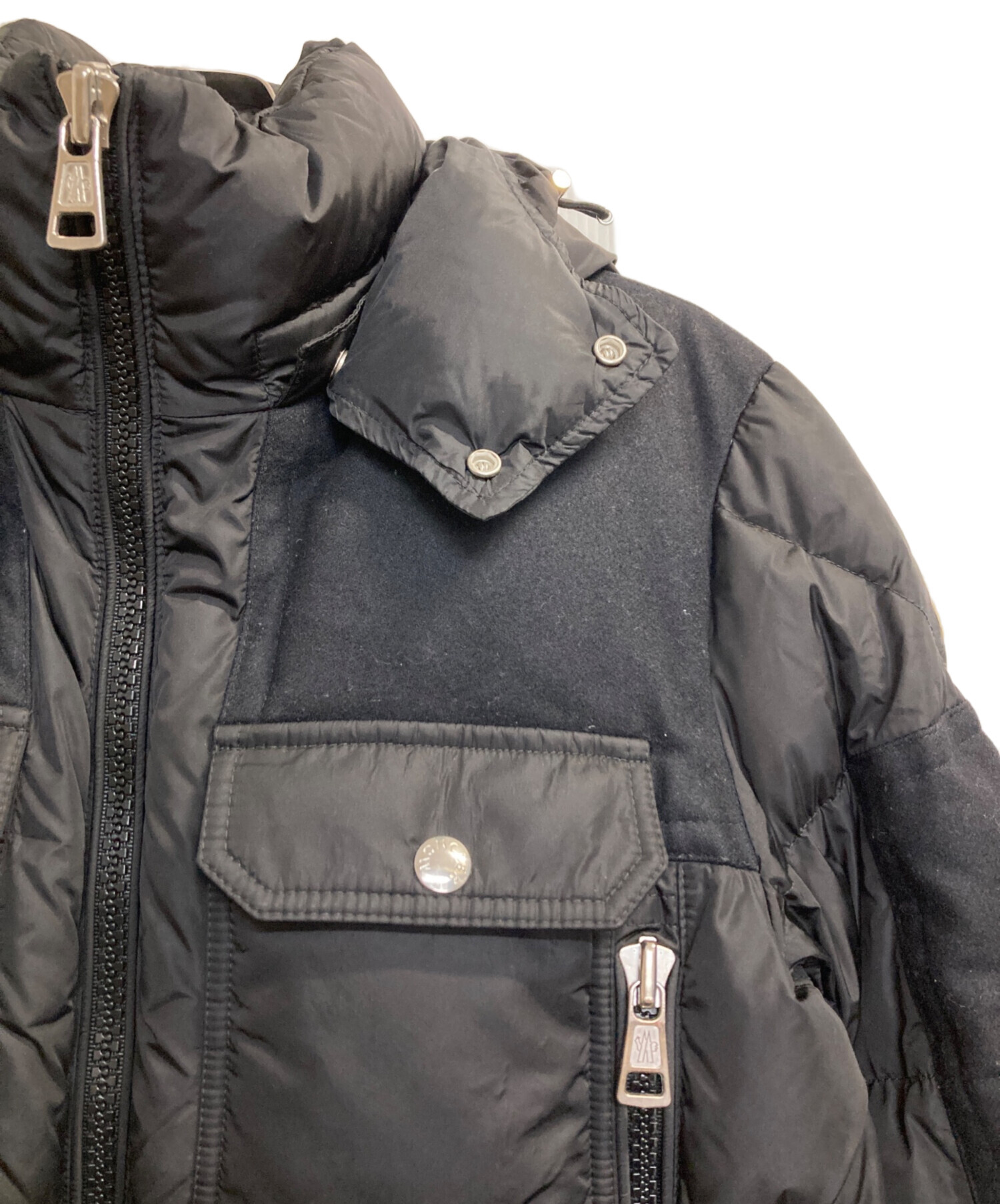 中古・古着通販】MONCLER (モンクレール) DIMIER/ウール切替ダウン 
