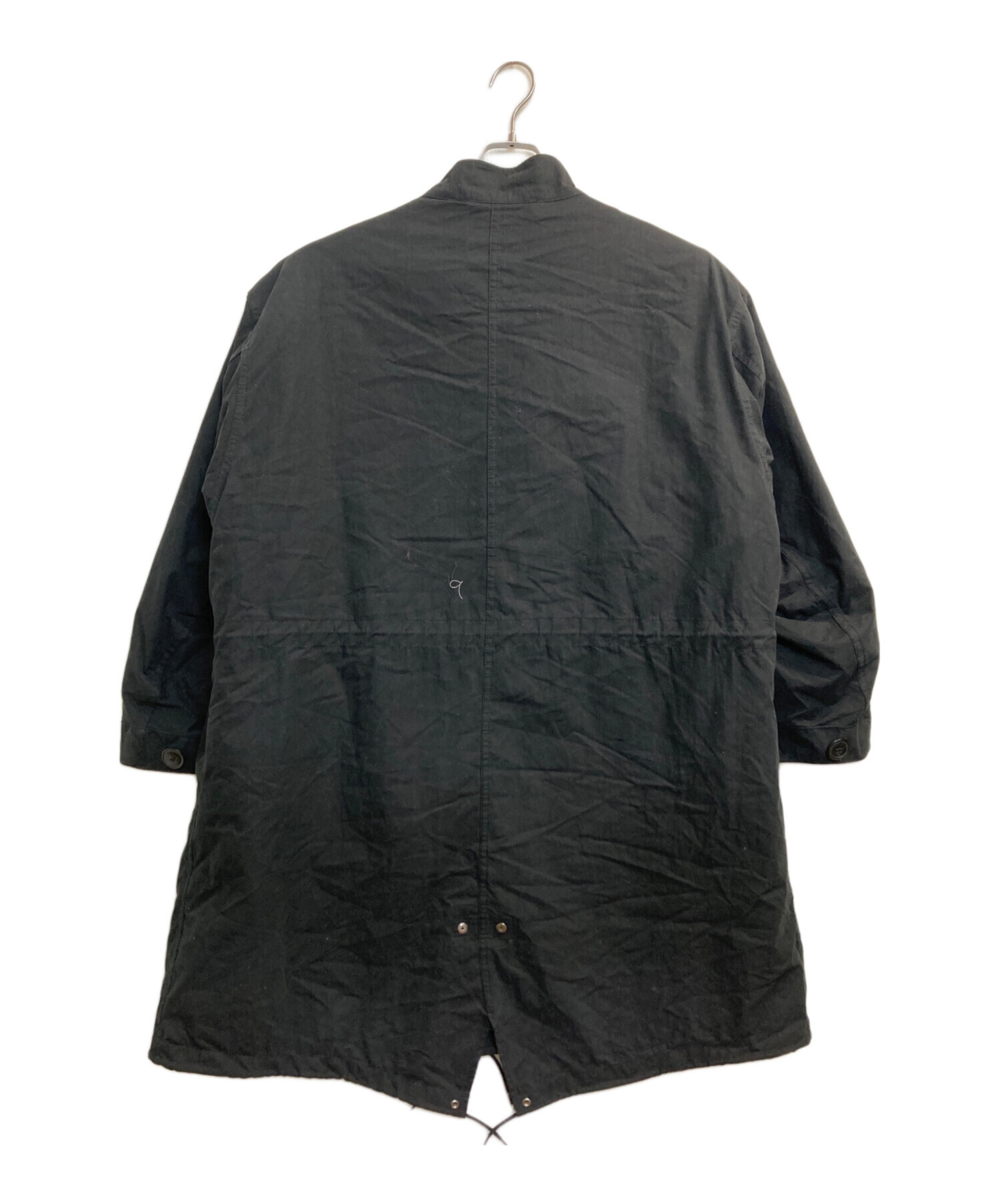 vintage モッズコート　マキシ丈　ブラック　無地　ライナー付　古着 中古・古着通販】FREAK'S STORE (フリークスストア) ライナー付モッズ