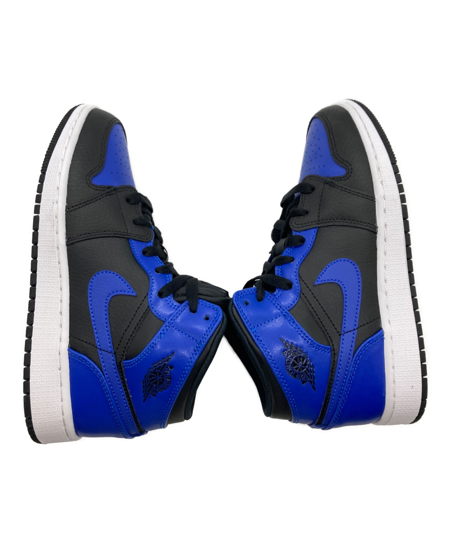 中古・古着通販】NIKE (ナイキ) AIR JORDAN 1 MID ブルー×ブラック 
