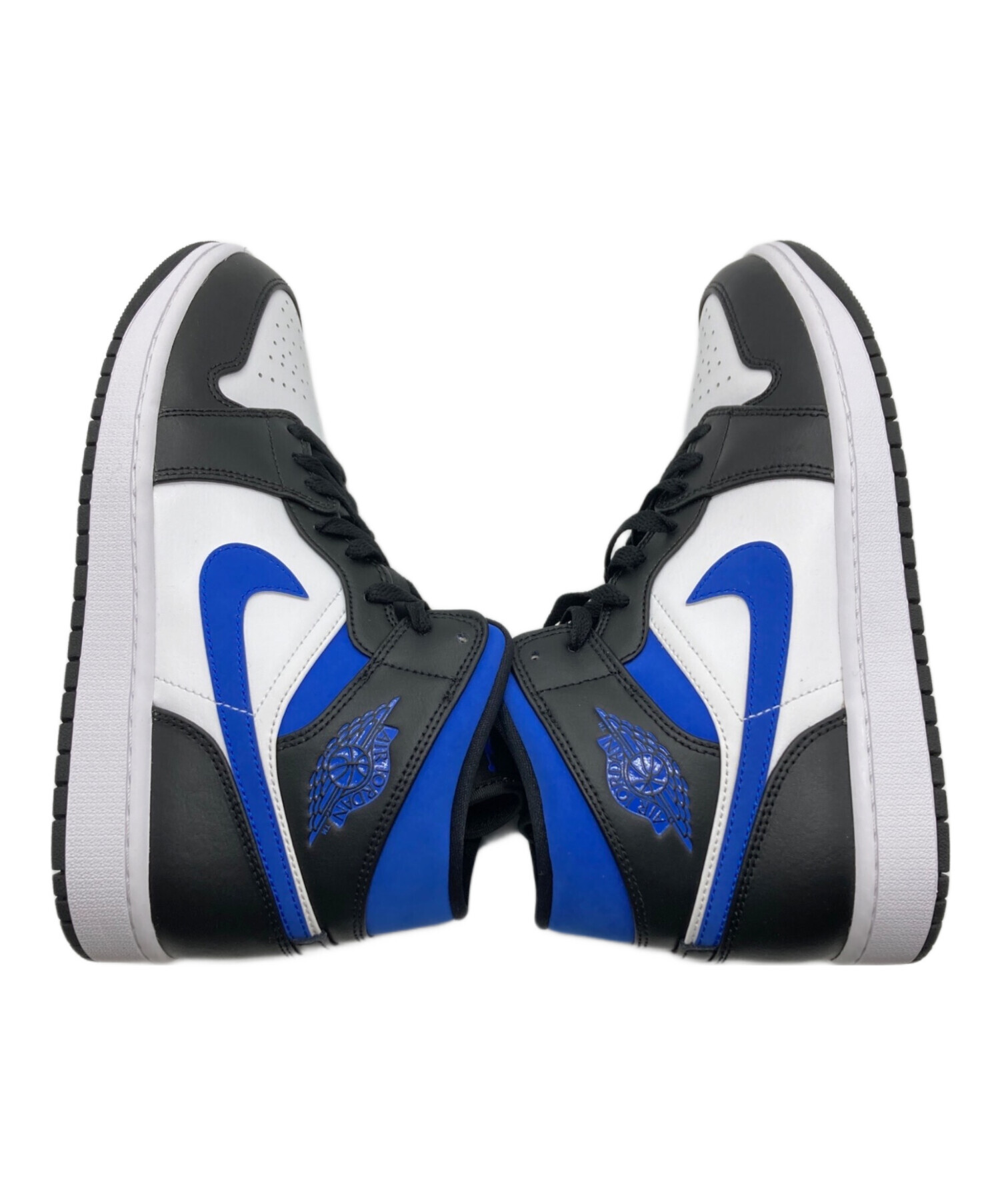 銀座店で購入 Nike Air Jordan 1 Mid ブラック/ブルー 【公式通販】
