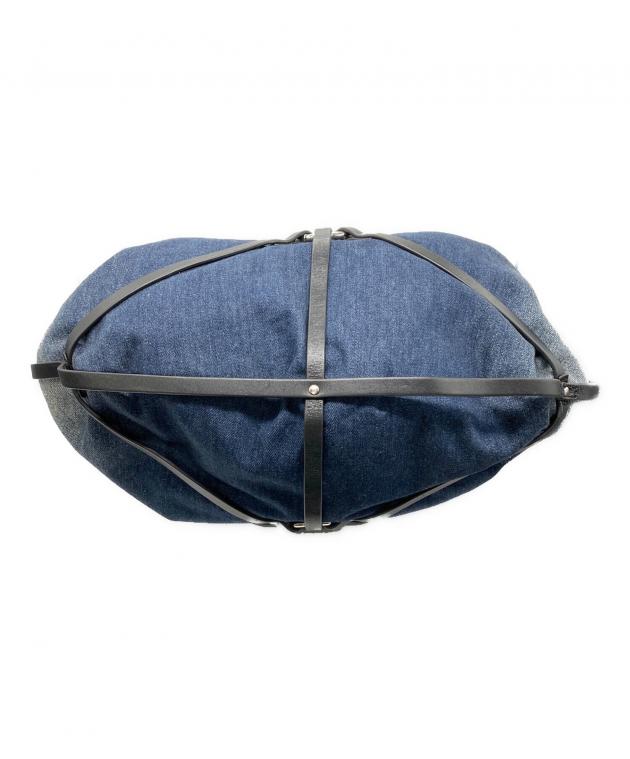 中古・古着通販】DIESEL (ディーゼル) レザーハーネスデニムトート 