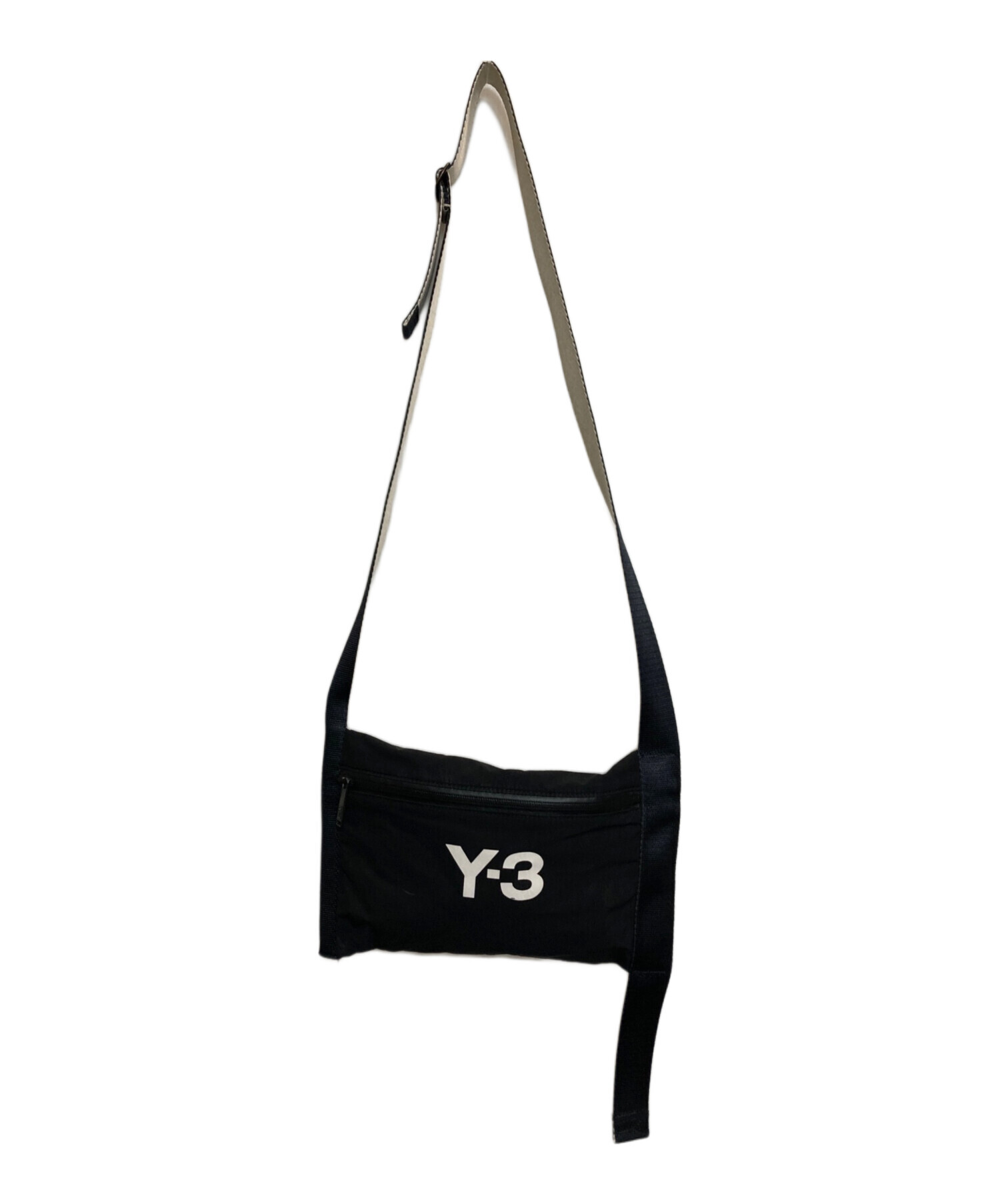 中古・古着通販】Y-3 (ワイスリー) ロゴプリントサコッシュ ブラック